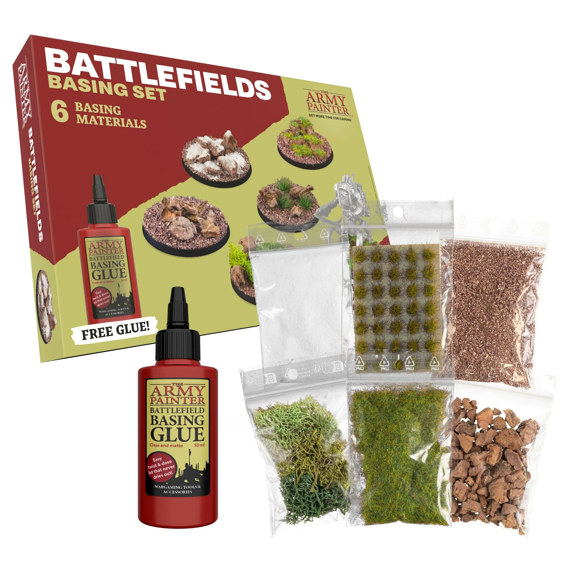 The Army Painter Battlefields Basing Set - Kit Completo per Basi di Miniature