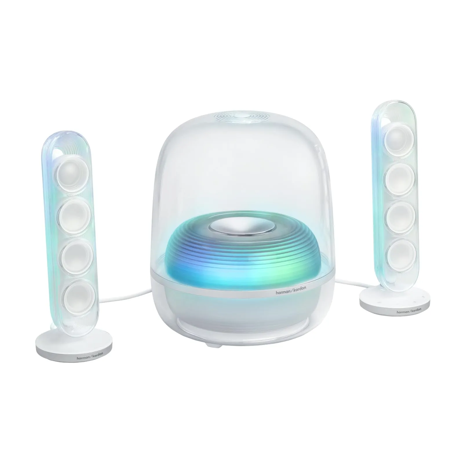 Harman Kardon SoundSticks 5 Bianco - Sistema Audio Bluetooth Domestico