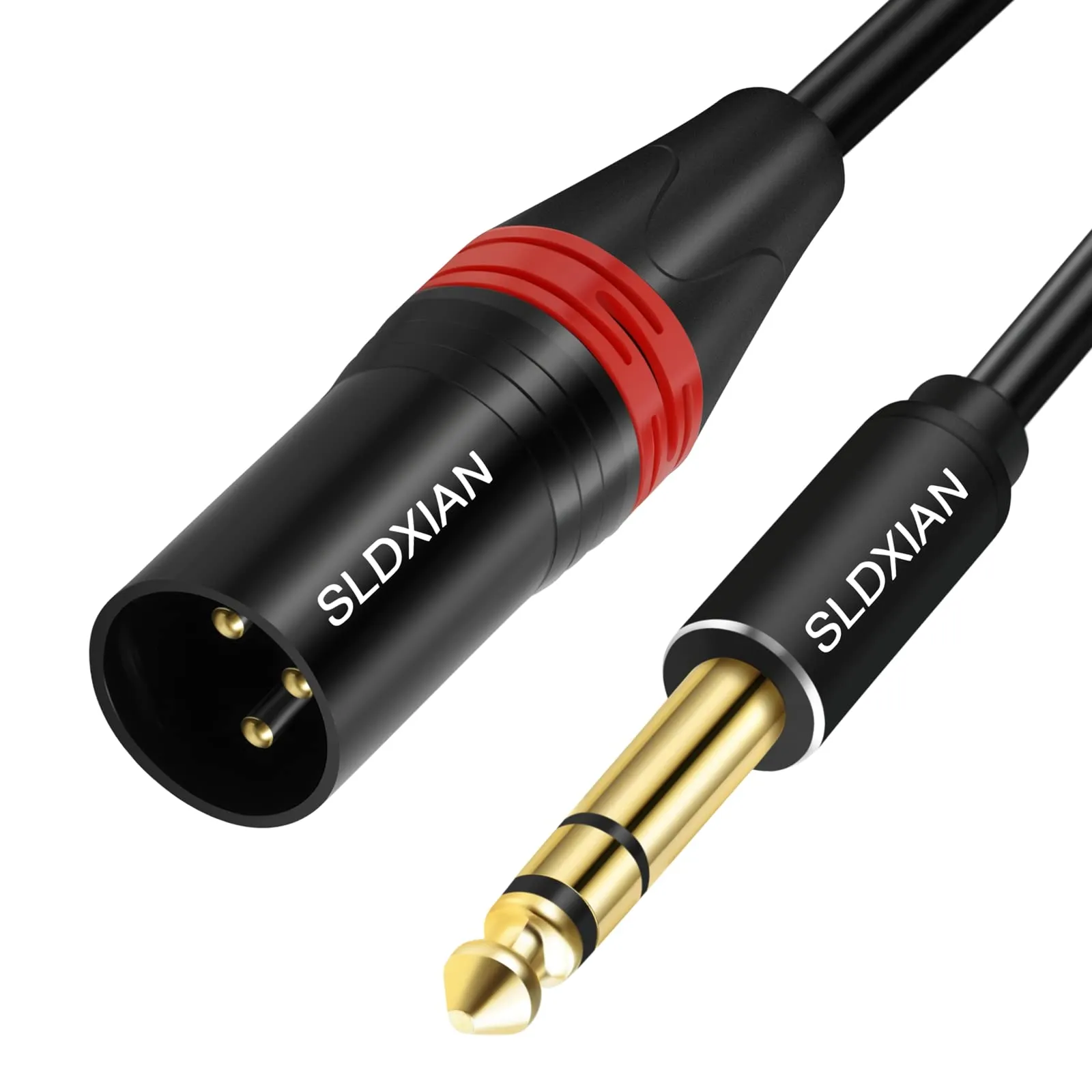 SLDXIAN Cavo XLR Maschio a Jack 6.35mm - 2 Metri