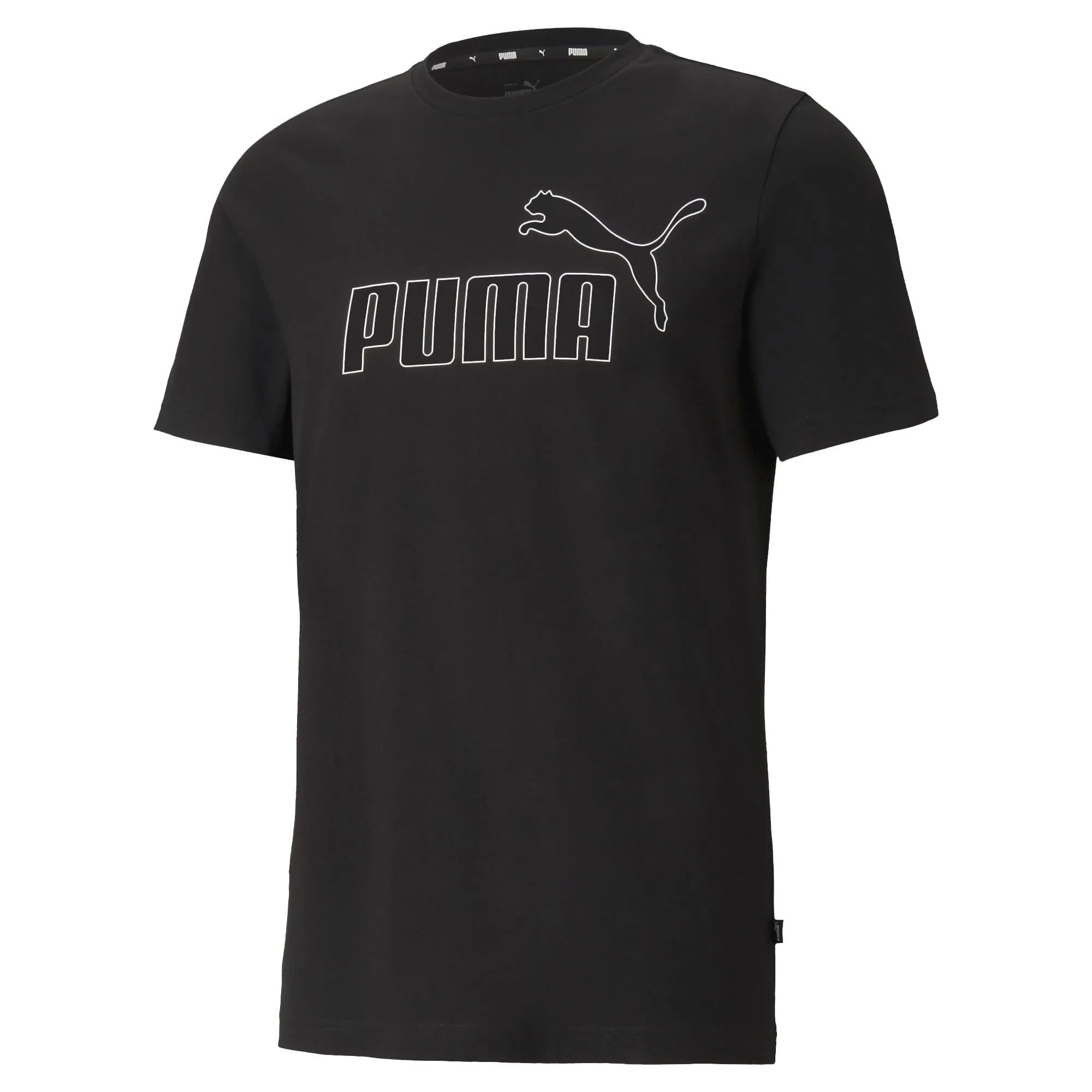 Puma Ess Logo Tee T-Shirt Nera Unisex Adulto