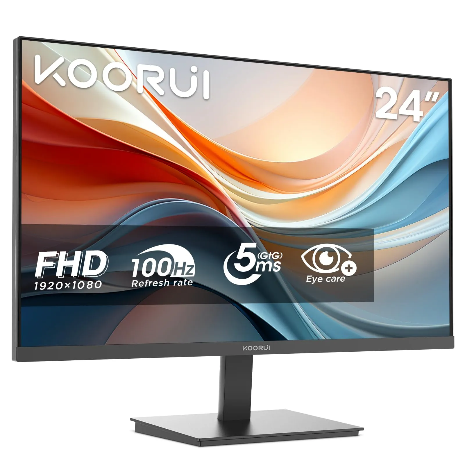 KOORUI E2412F Monitor PC 24 Pollici Full HD 100Hz