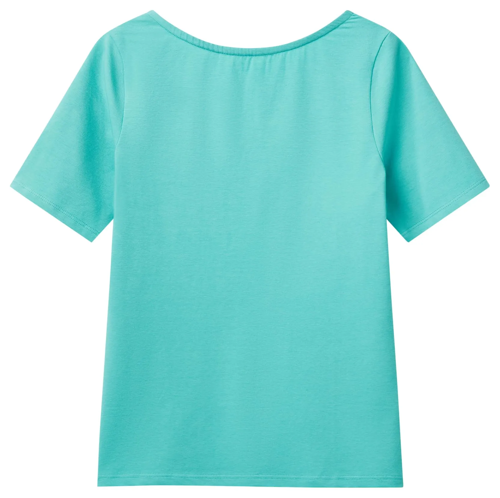 United Colors of Benetton T-Shirt Reversibile Verde Donna