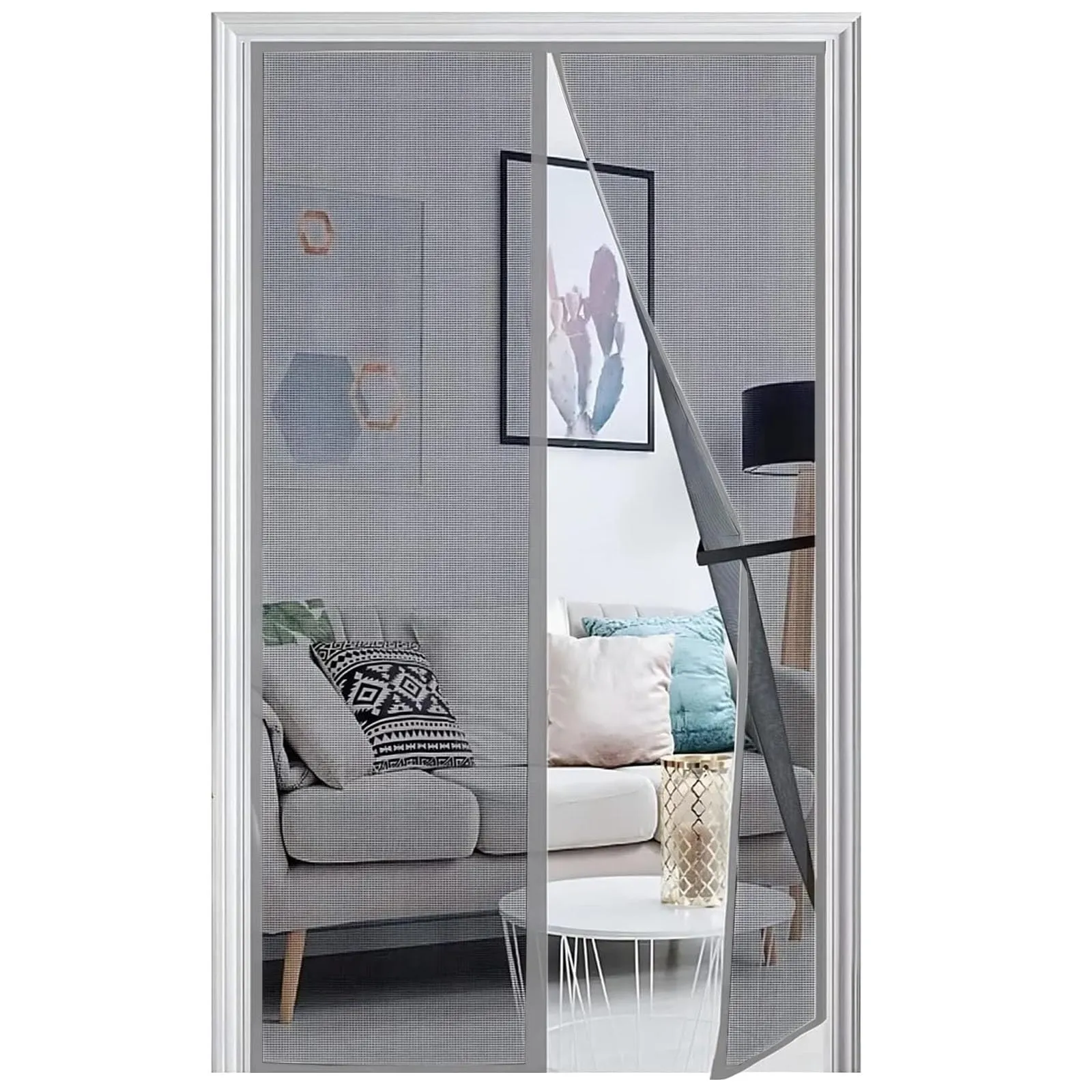 Panngu Zanzariera Magnetica per Porte Finestre 120x230cm - Protezione Efficace Contro gli Insetti