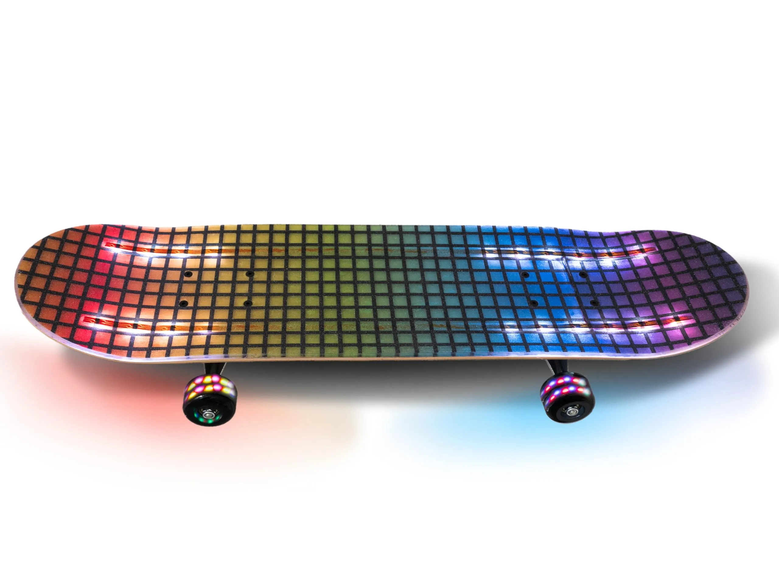 Teorema Skateboard Bambino/Bambina con Luci LED e Cuscinetti ABEC-7