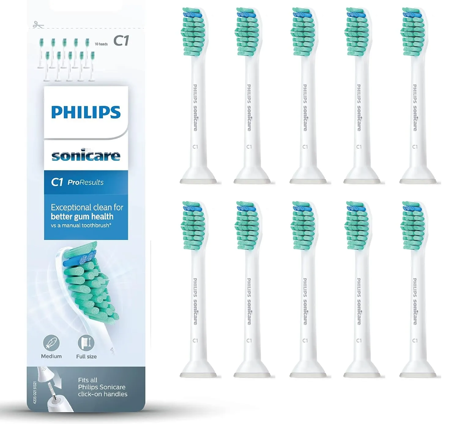 Philips Sonicare C1 ProResults Testine per Spazzolino Elettrico Sonico