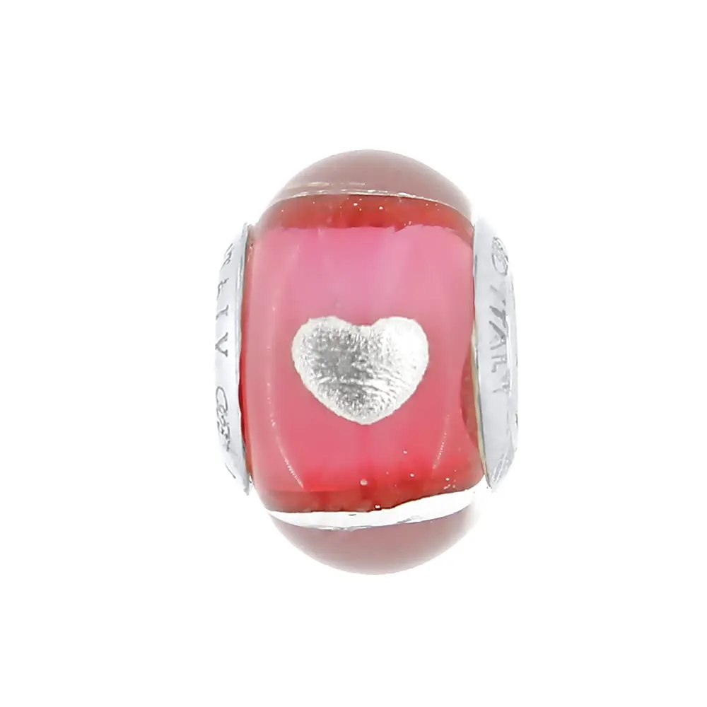 Charm Murrina Venetiaurum in Vetro di Murano e Argento 925