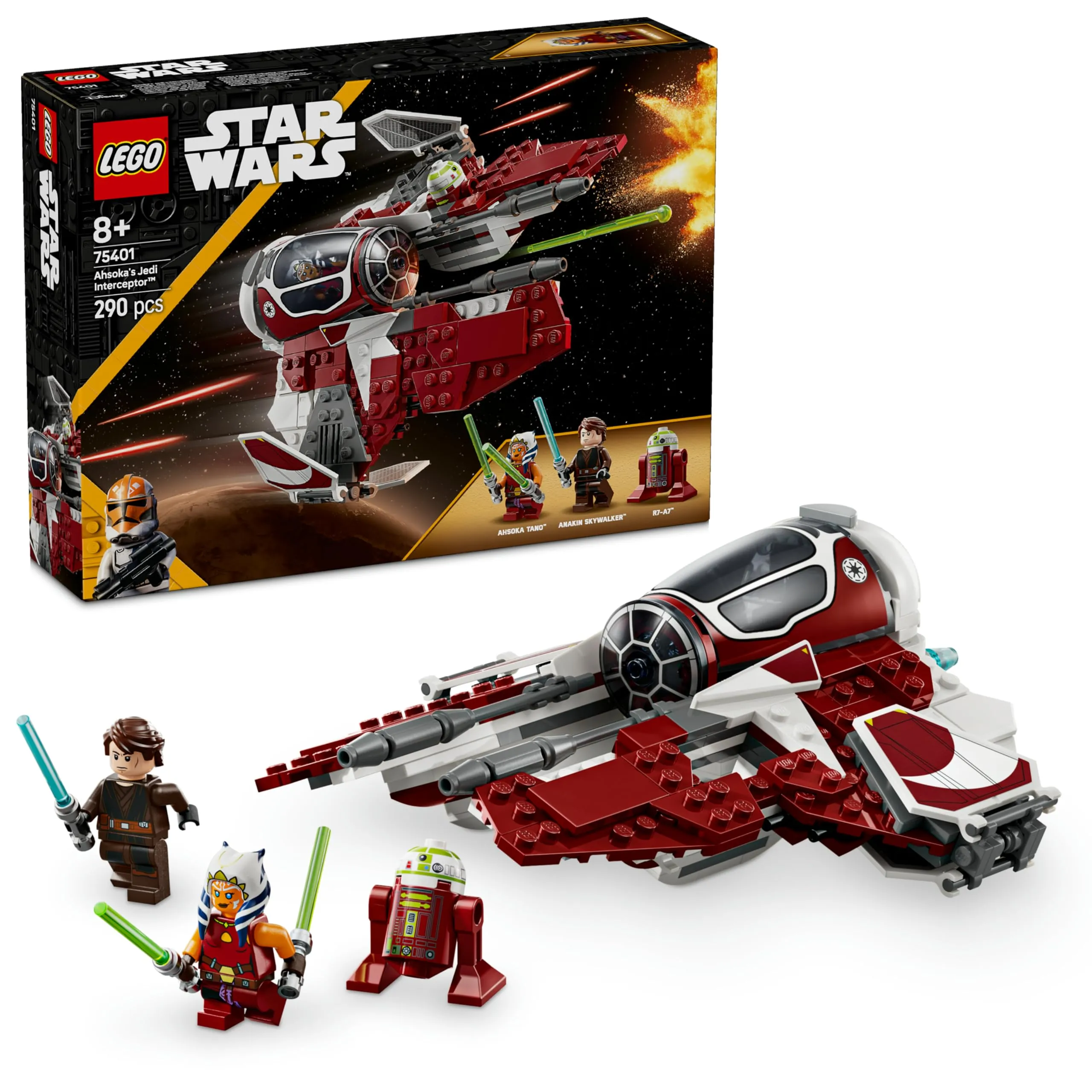 LEGO Star Wars 75401 Jedi Interceptor di Ahsoka