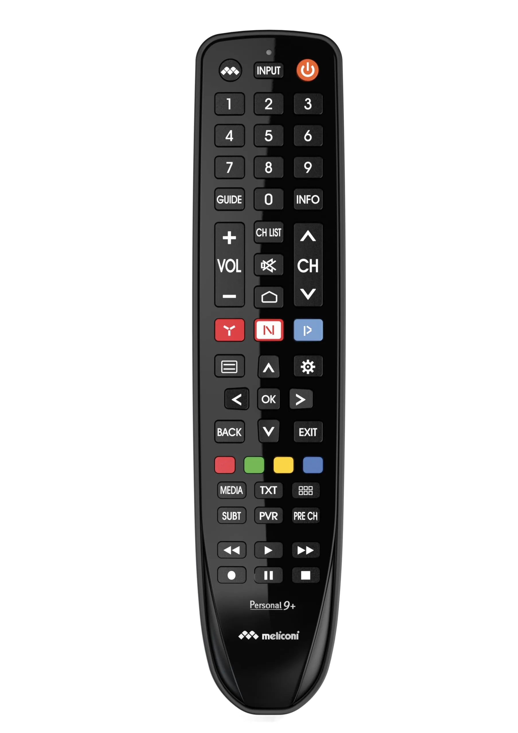 MELICONI GUMBODY PERSONAL 9+ Telecomando TV Hisense Pronto all'Uso Anti-Urto