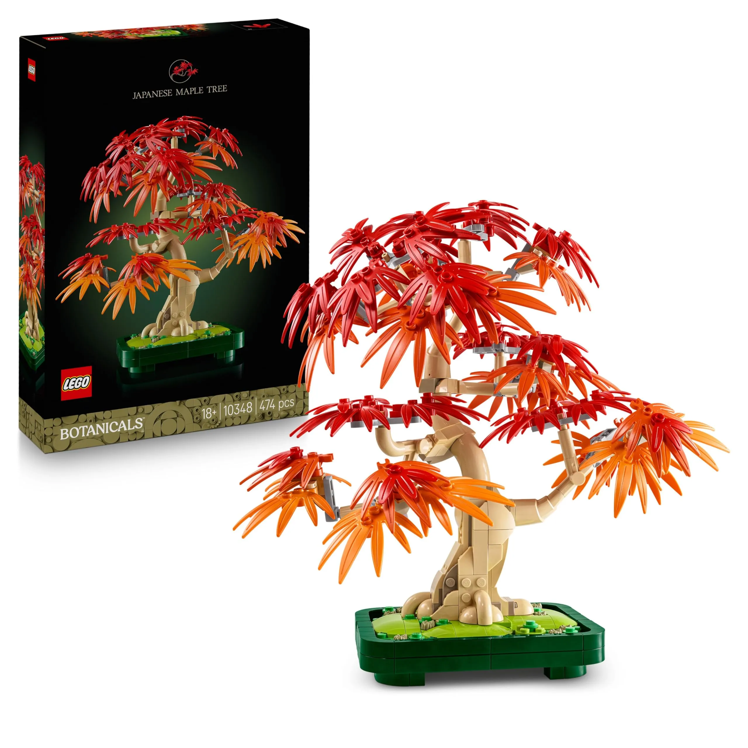 LEGO® Botanicals Bonsai di Acero Rosso Giapponese 10348