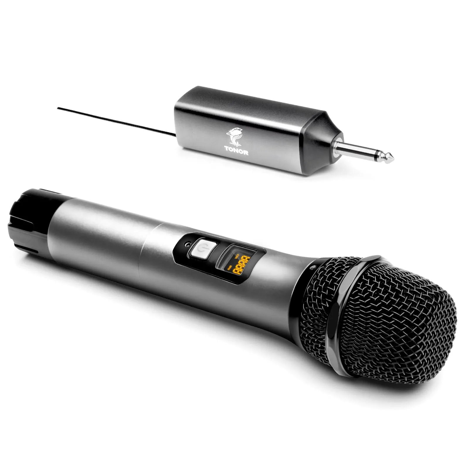 TONOR Microfono Senza Fili UHF TW620 Argento