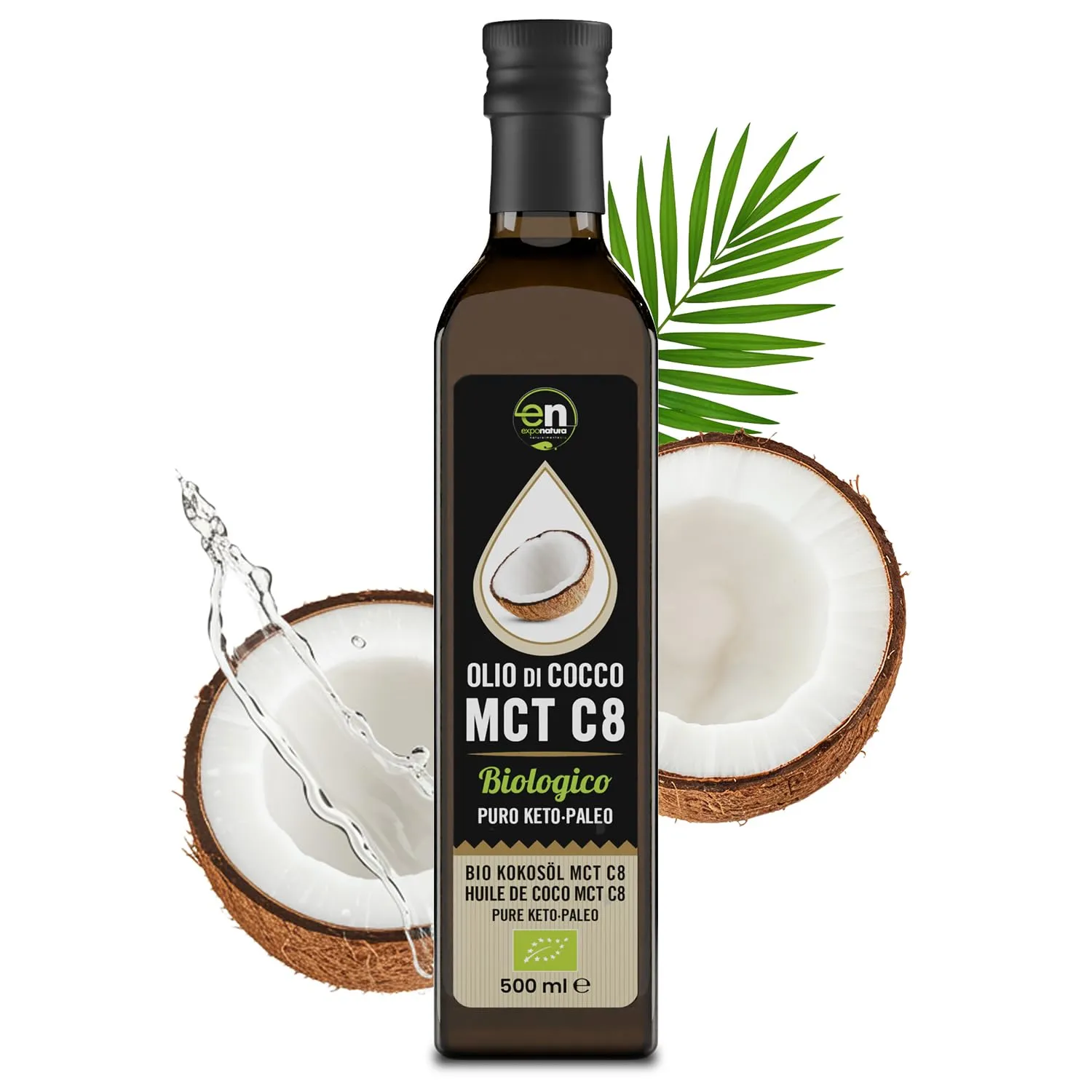 EnergyBalance Olio MCT da Cocco | Keto Paleo Vegano | C8 | Energia Naturale