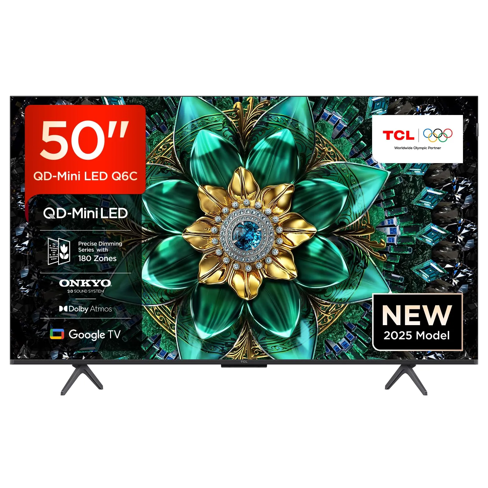 TCL 50Q6C 50" QD-Mini LED Smart TV 4K HDR Premium
