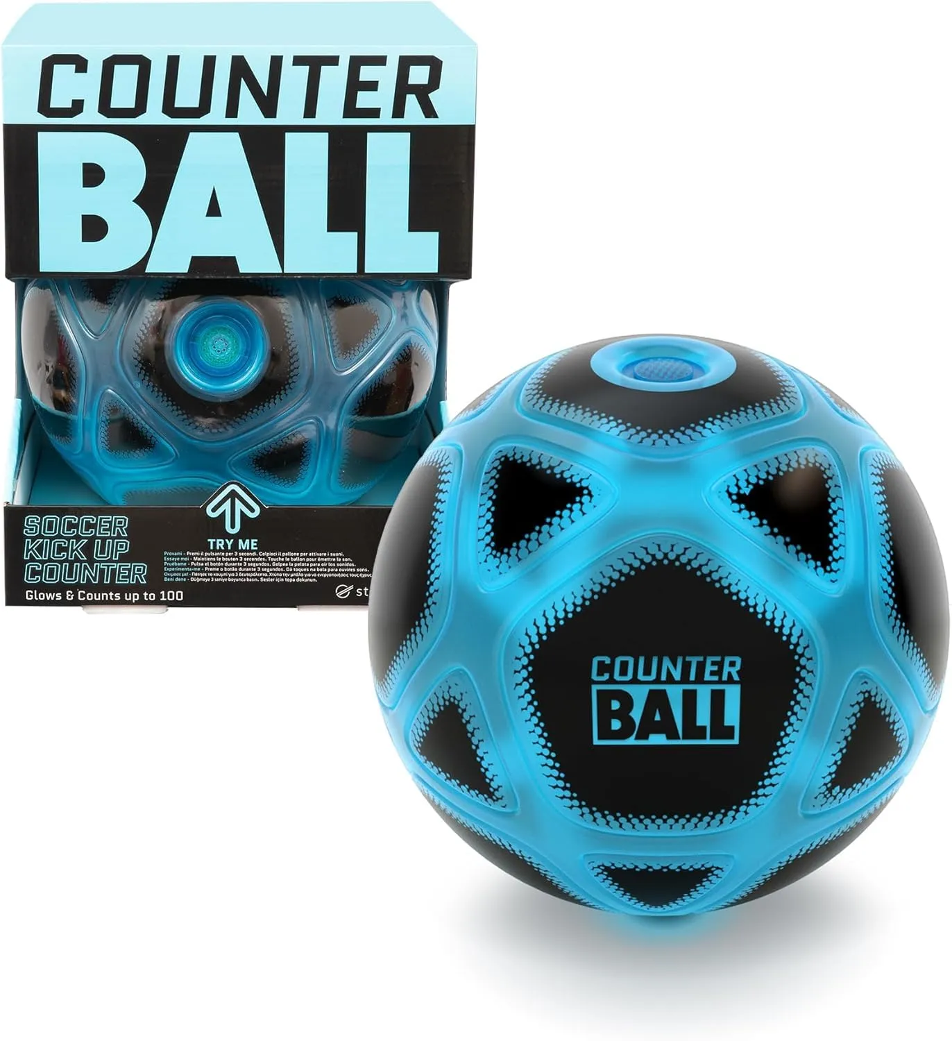 Smart Ball Counter Ball - Pallone da Calcio Interattivo Conta Palleggi