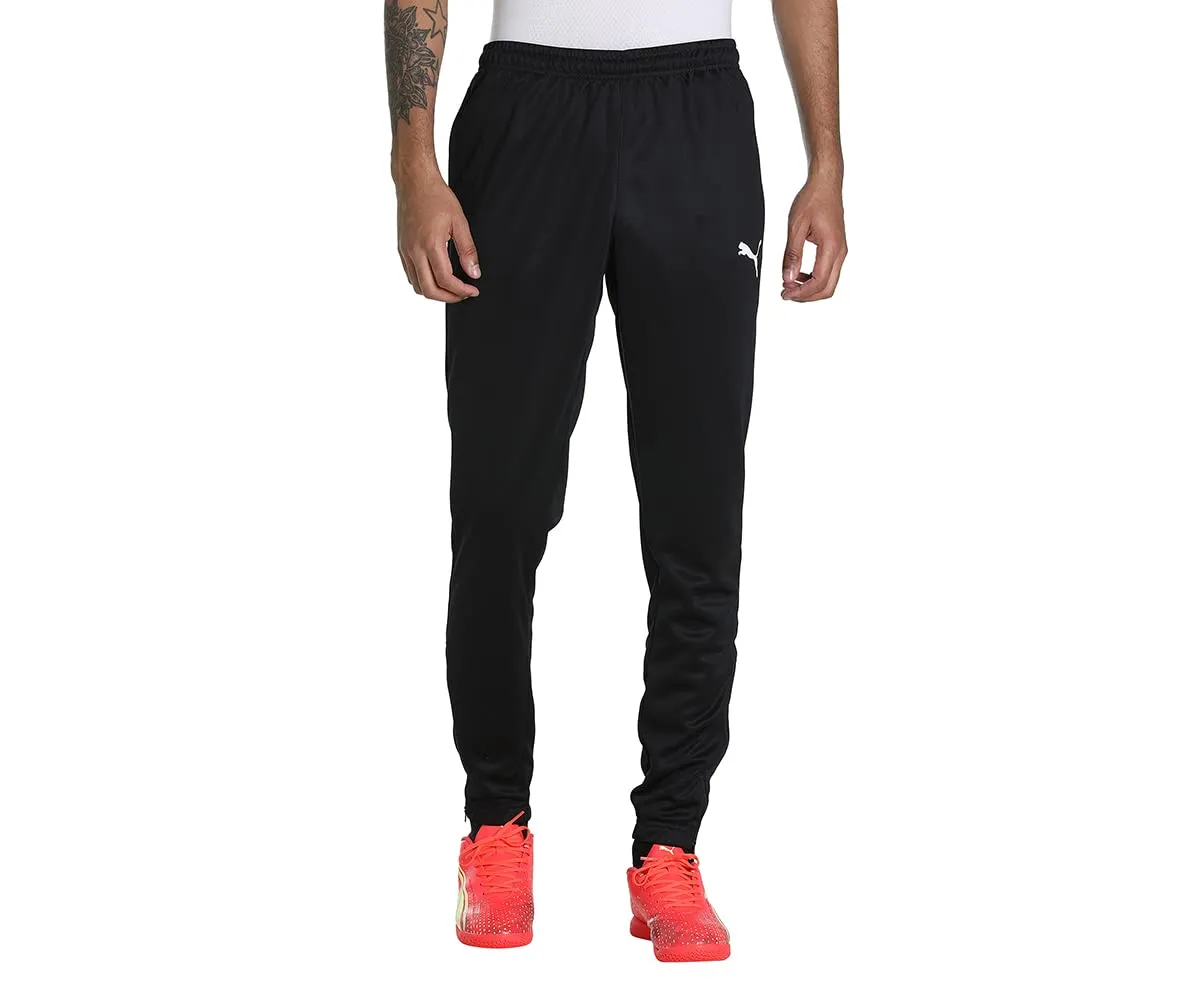 PUMA Teamrise Poly Training Pants - Pantaloni Sportivi Uomo Nero/Bianco