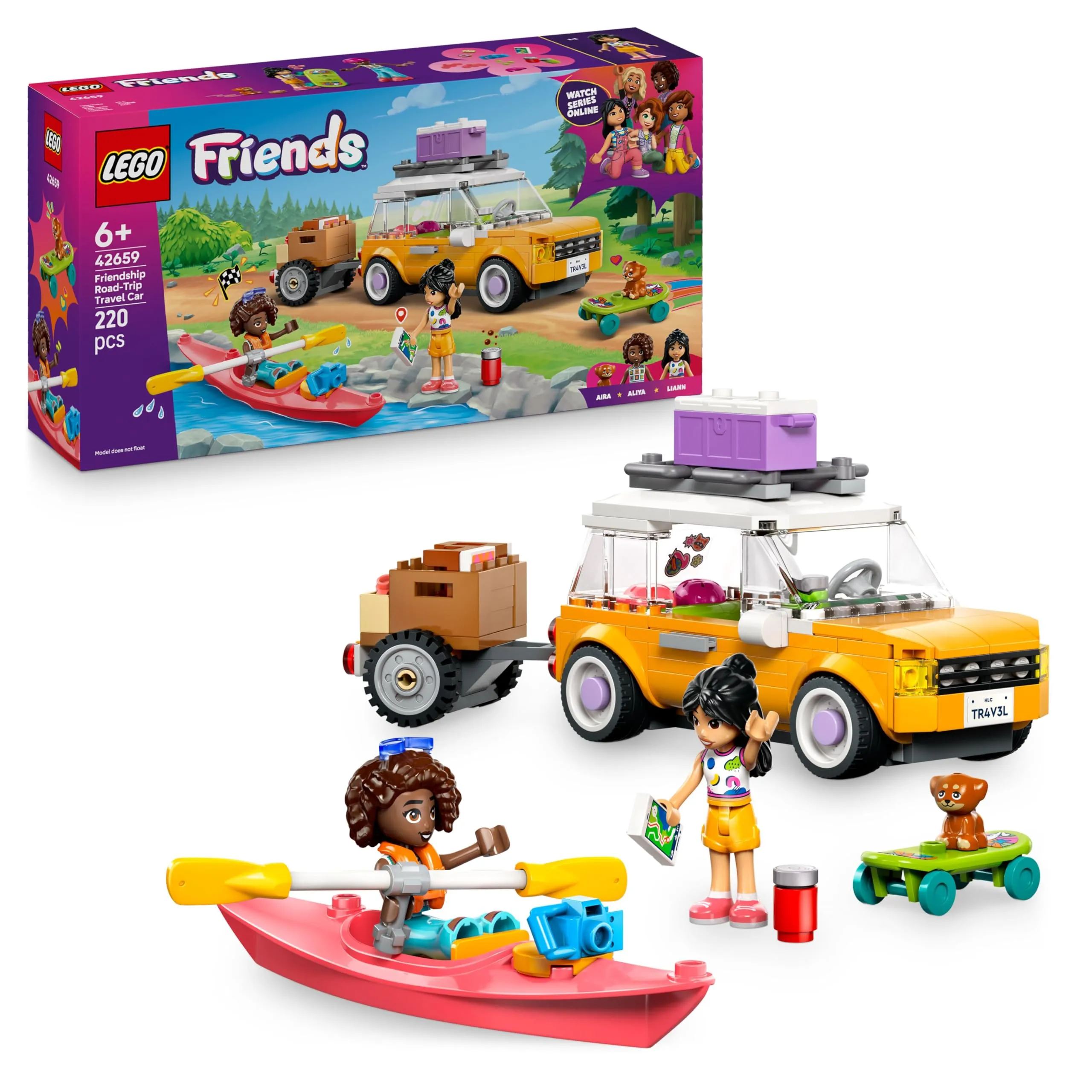 LEGO Friends Viaggio in Auto con il Cucciolo 42659