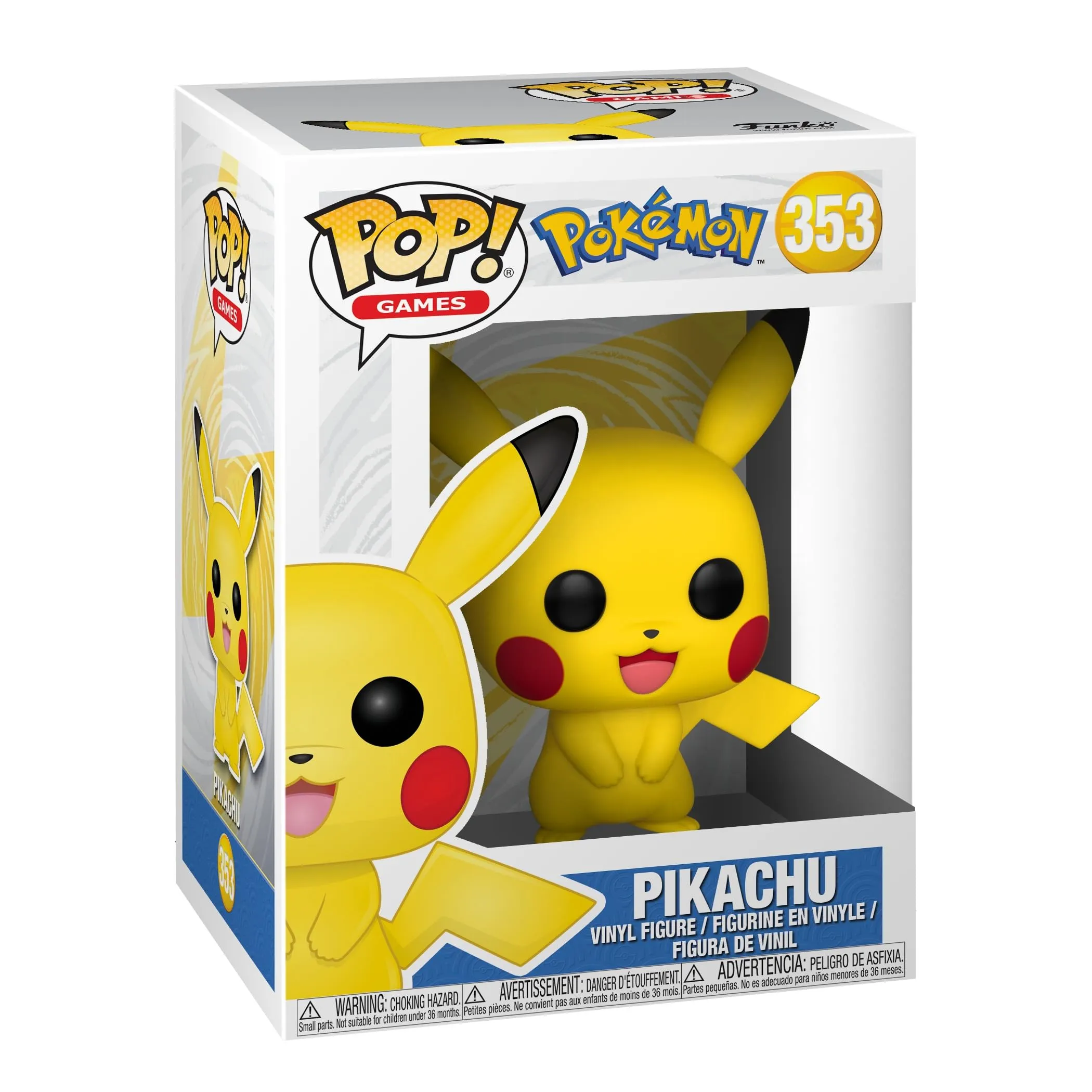 Funko Pop! Games: Pokemon - Happy Pikachu - Figura in Vinile da Collezione - Idea Regalo - Merchandising Ufficiale - Giocattoli per Bambini e Adulti - Video Games Fans - Figura per i Collezionisti