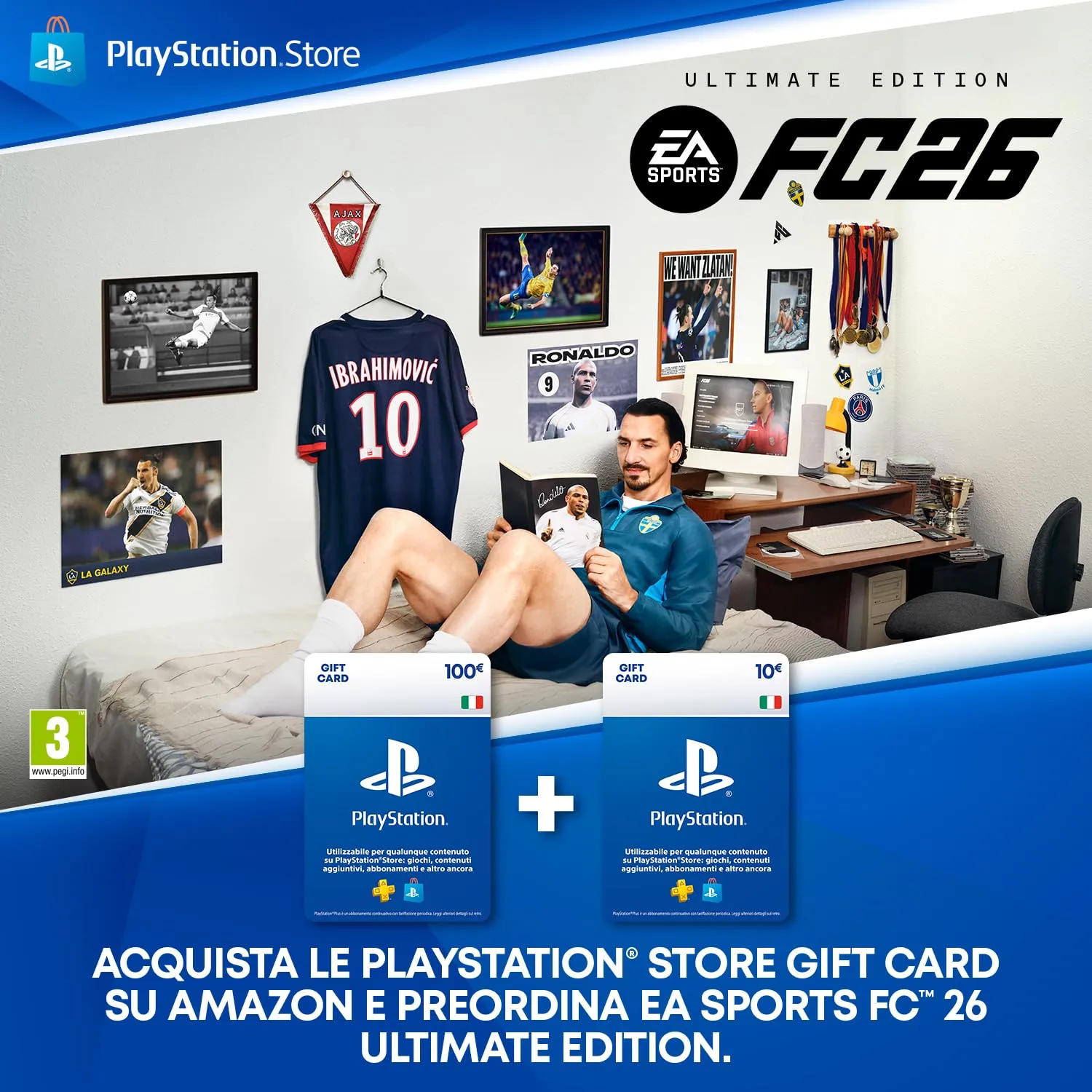 Gift Card PlayStation Store 110€ - Account Italiano