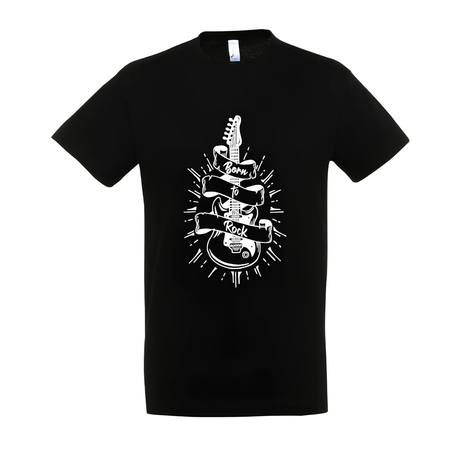 T-shirt in Cotone "Born to Rock" per Bambini e Neonati