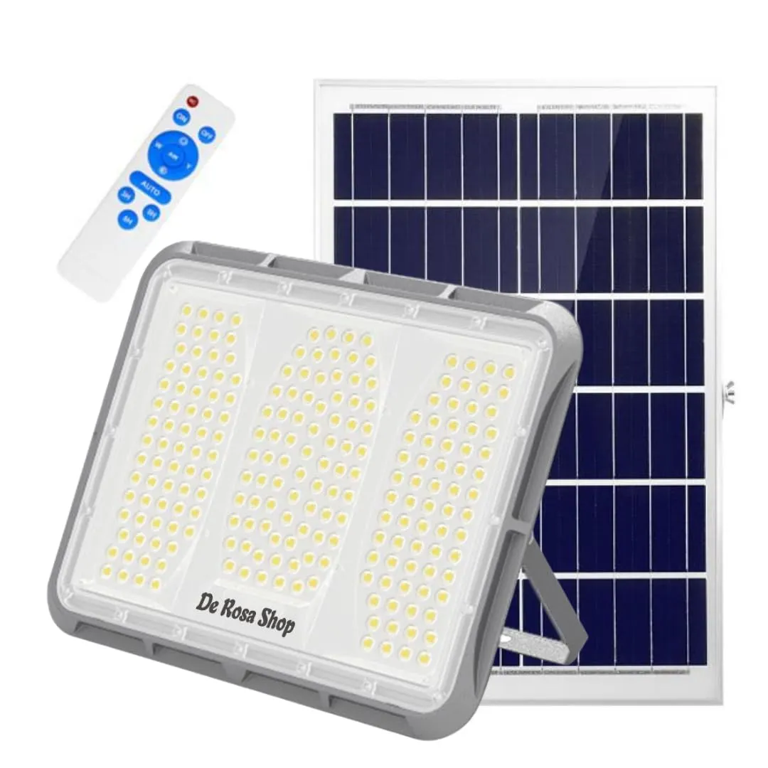 DE ROSA SHOP Faretto LED Solare da Esterno 600W