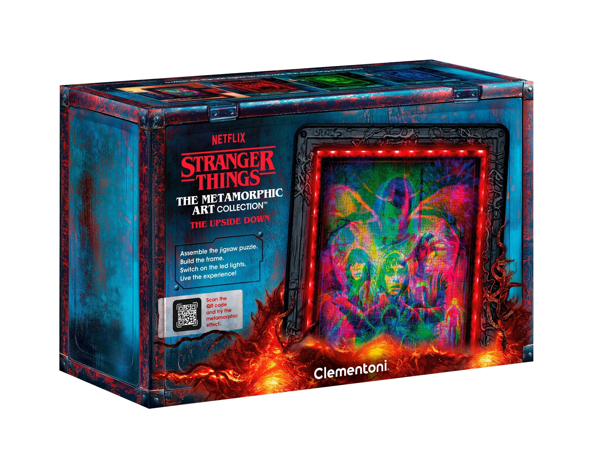 Clementoni - Stranger Things Metamorphic Art Collection - The Upside Down