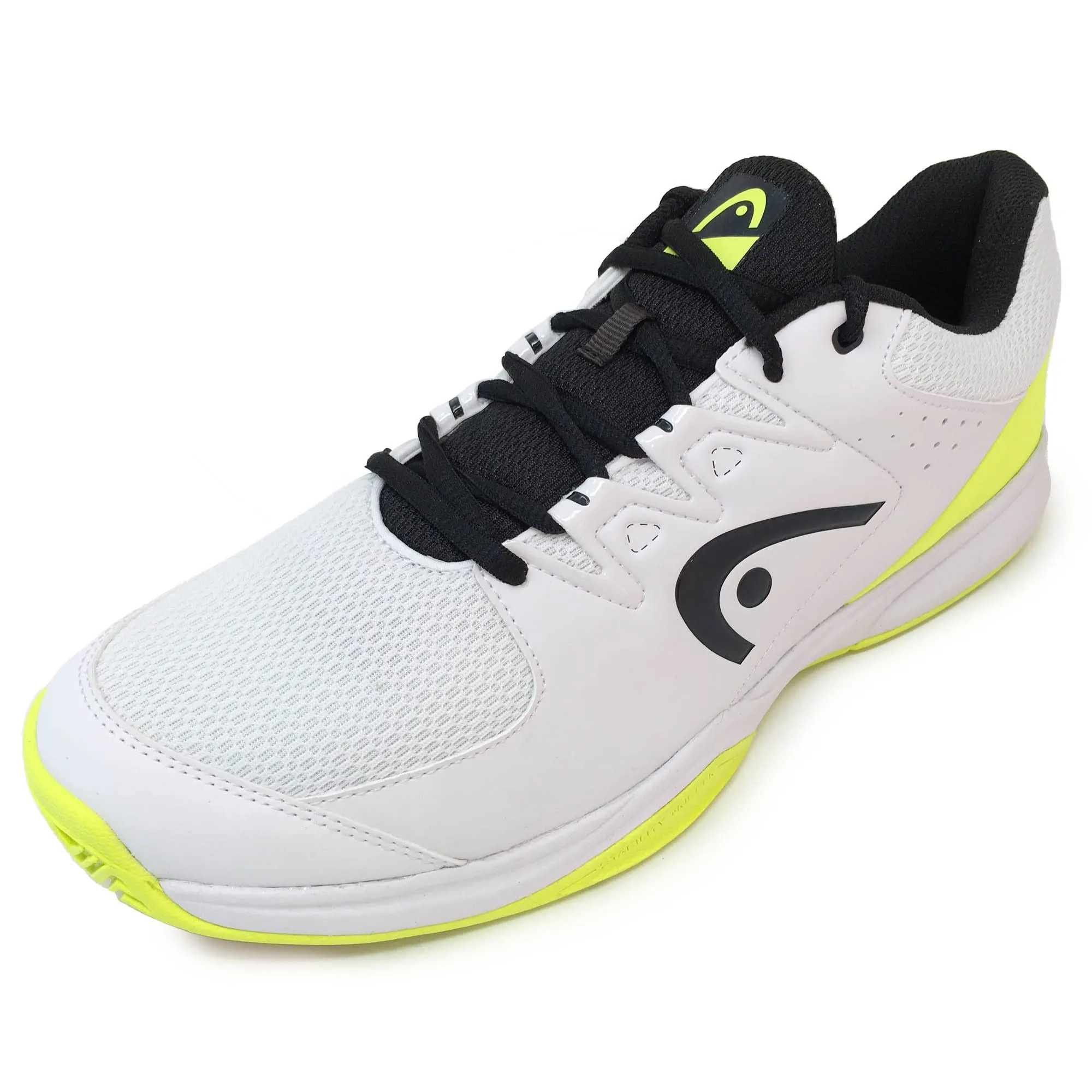 HEAD Grid, Scarpe da Squash Unisex-Adulto, Bianco e Giallo, 45 EU