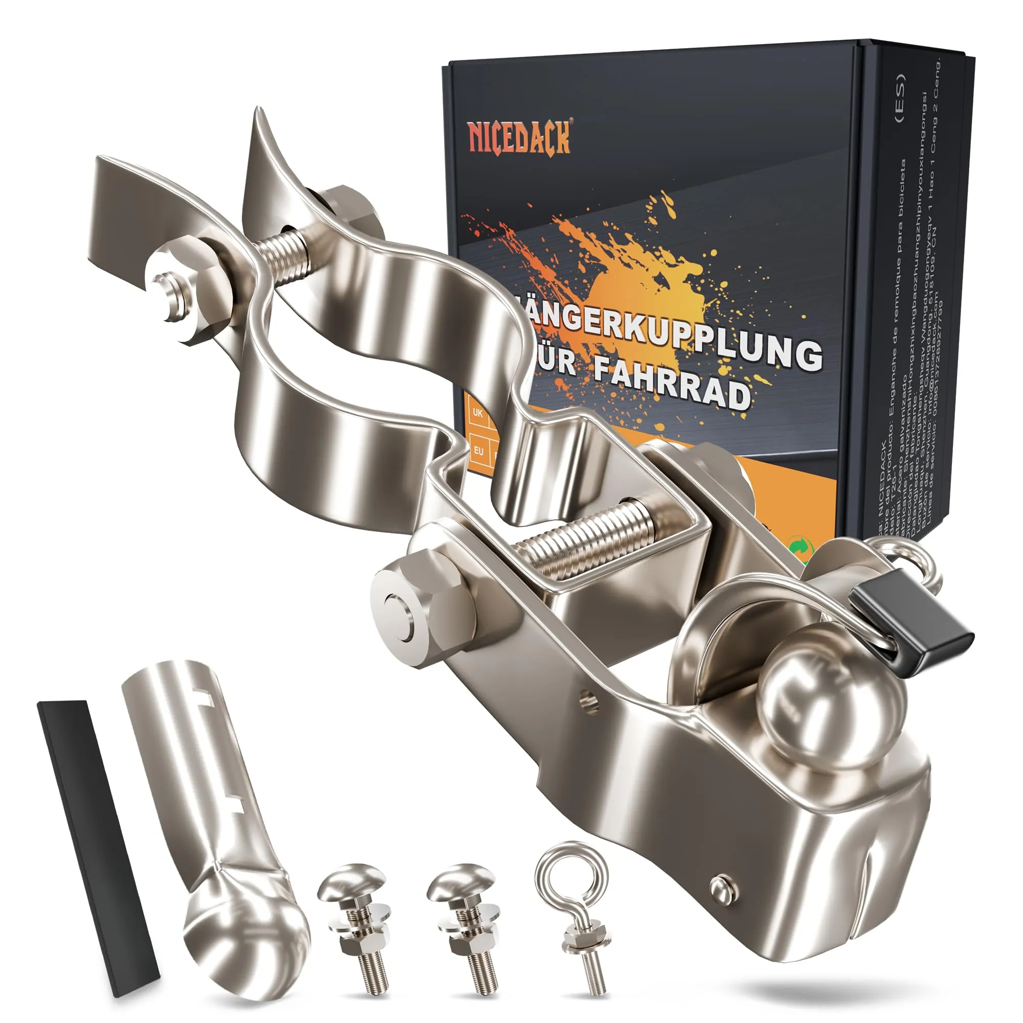NICEDACK Gancio per Rimorchio Bici Universale