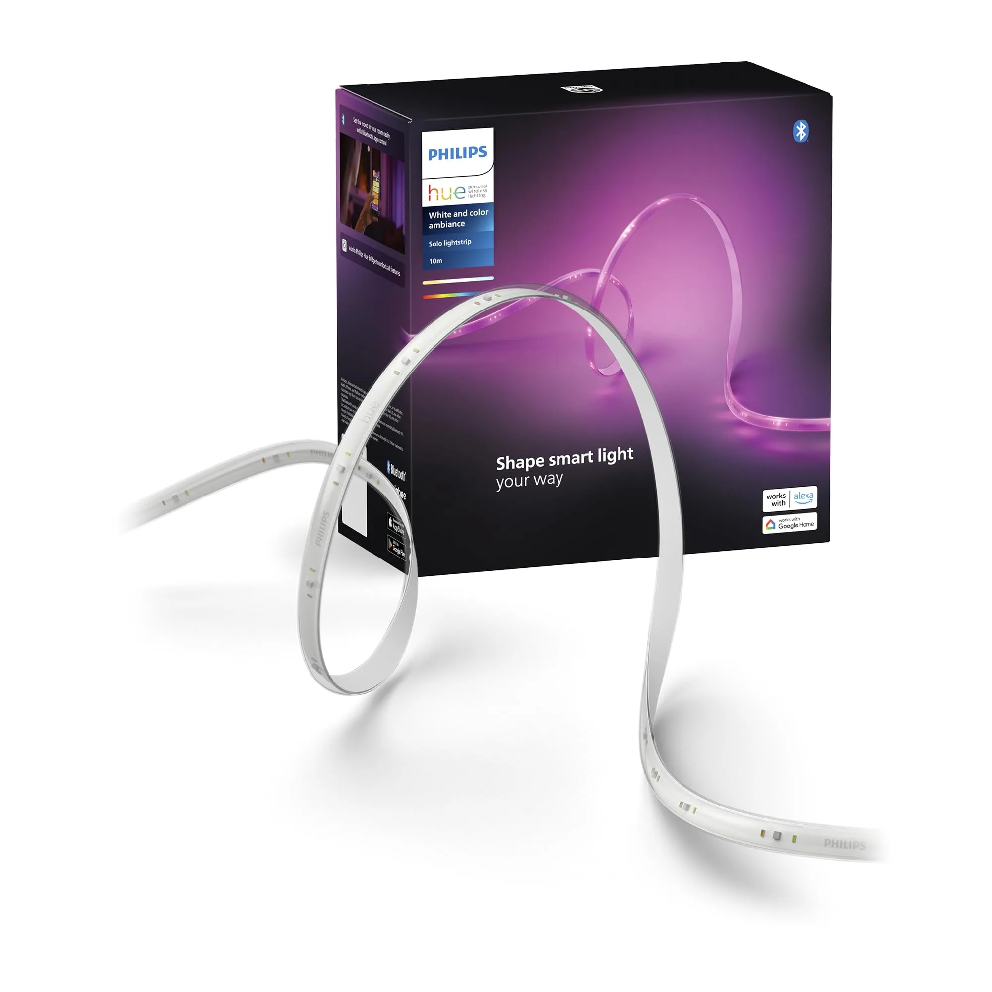 Philips Hue Lightstrip Solo 10 Metri - Striscia LED Smart Indoor