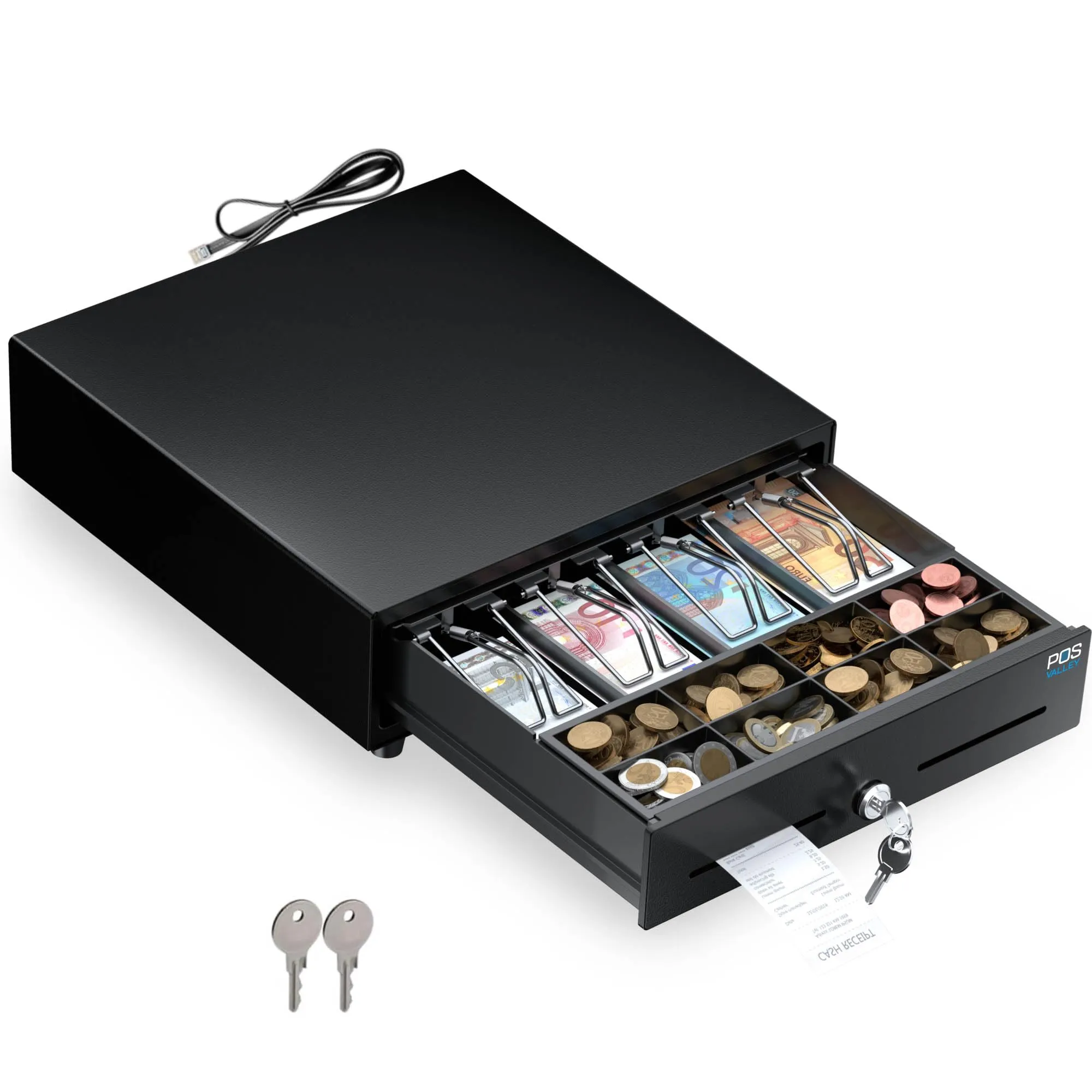 Cassetto Portamonete POS VALLEY 33x33 cm con Apertura Automatica