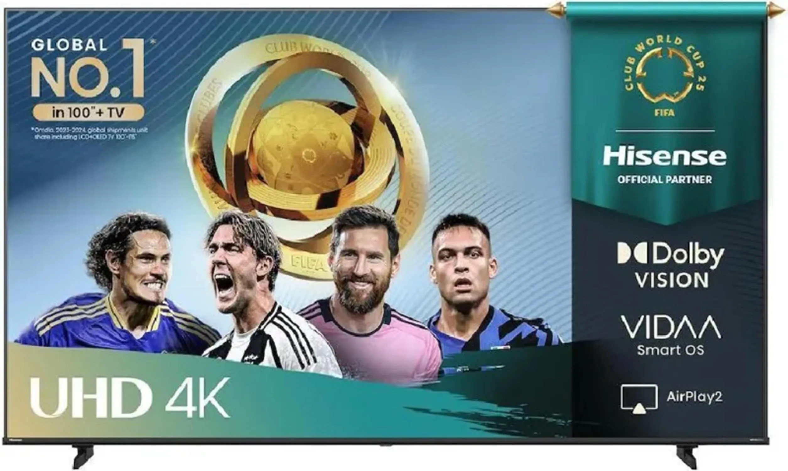 Hisense 85A69Q Smart TV 4K UHD 85 pollici VIDAA