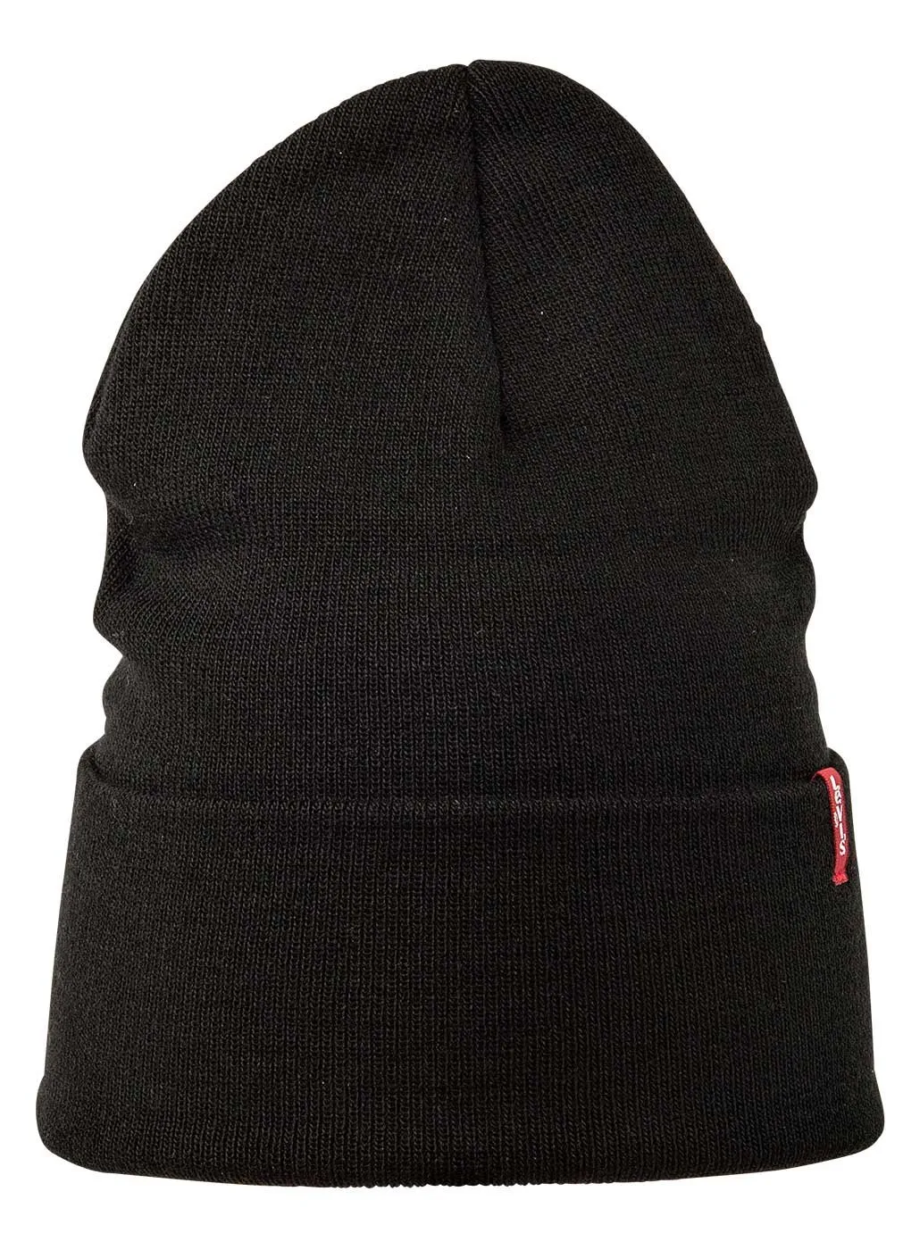 Levi's Slouchy Beanie Red Tab - Berretto Unisex Nero