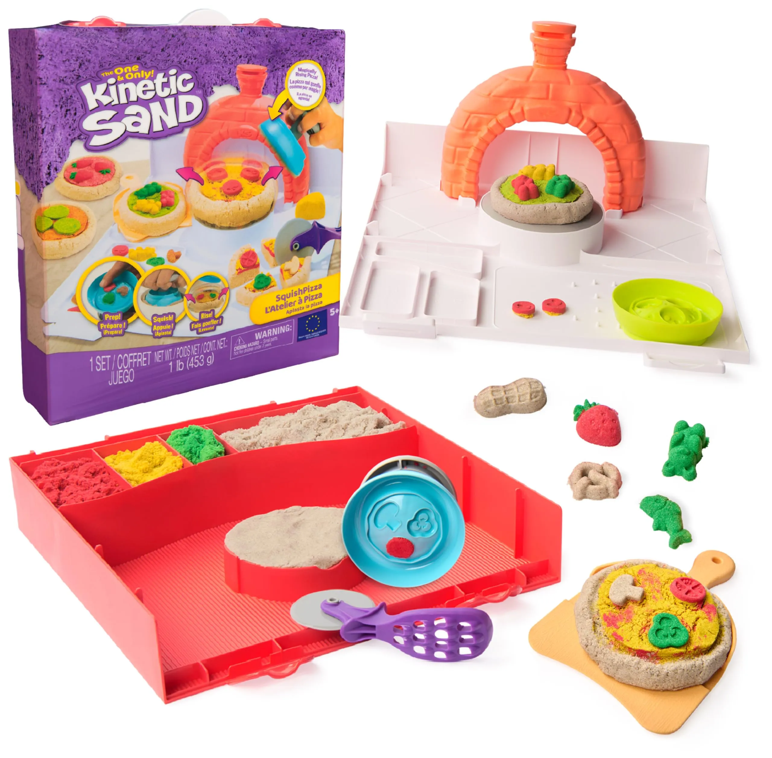 Kinetic Sand Squish Pizza: Set di Gioco per Piccoli Chef Creativi