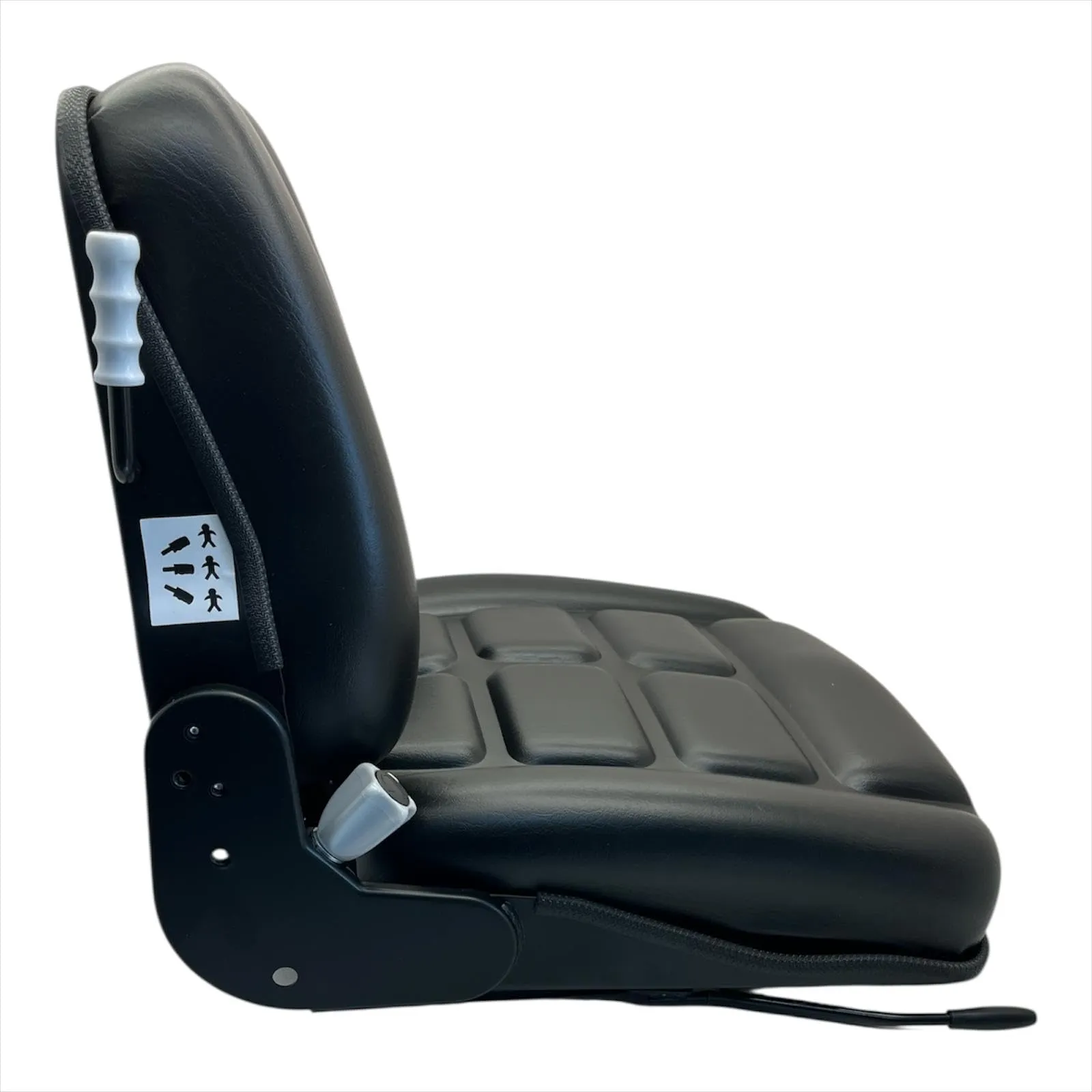 Sedile TOP CONFORT BLACK Universale per Trattori e Mezzi Agricoli