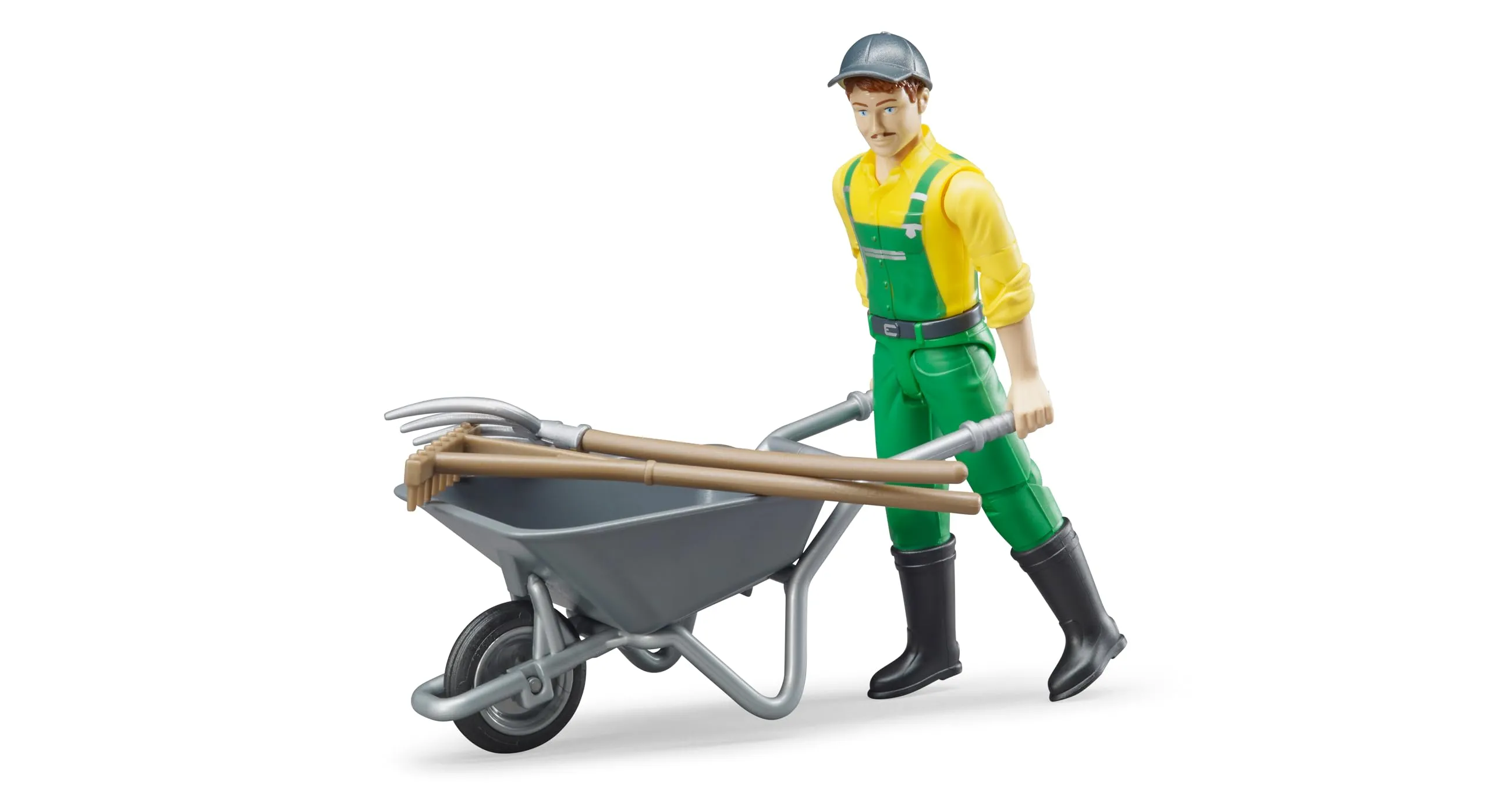 Bruder 62610 - Set di Figure Agricoltore con Accessori