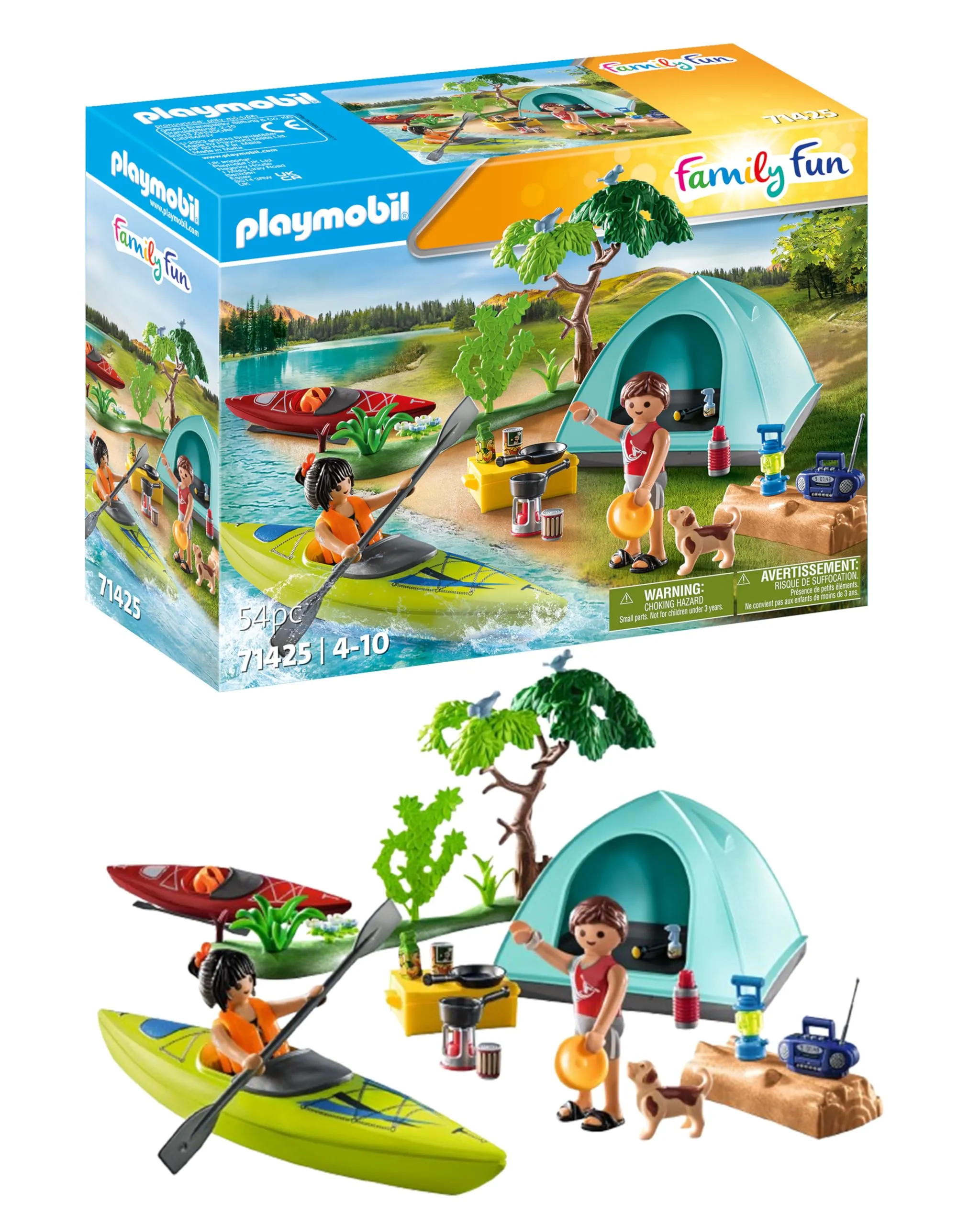 PLAYMOBIL Family Fun 71425 Avventura in Canoa