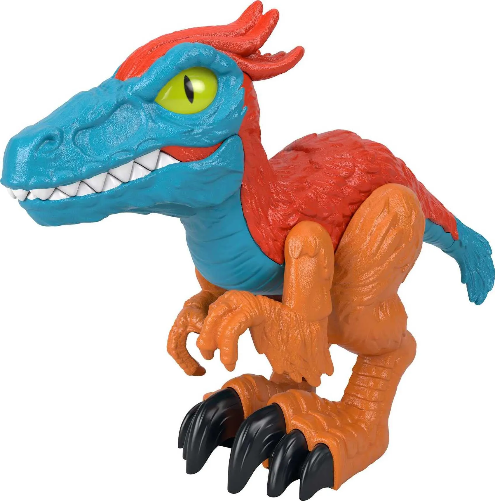 Imaginext - Imaginext Jurassic World Dominion, Piroraptor XL, dinosauro giocattolo alto circa 25 cm, snodato, per gioco di finzione, giocattolo per bambini 3+ Anni, HKG14