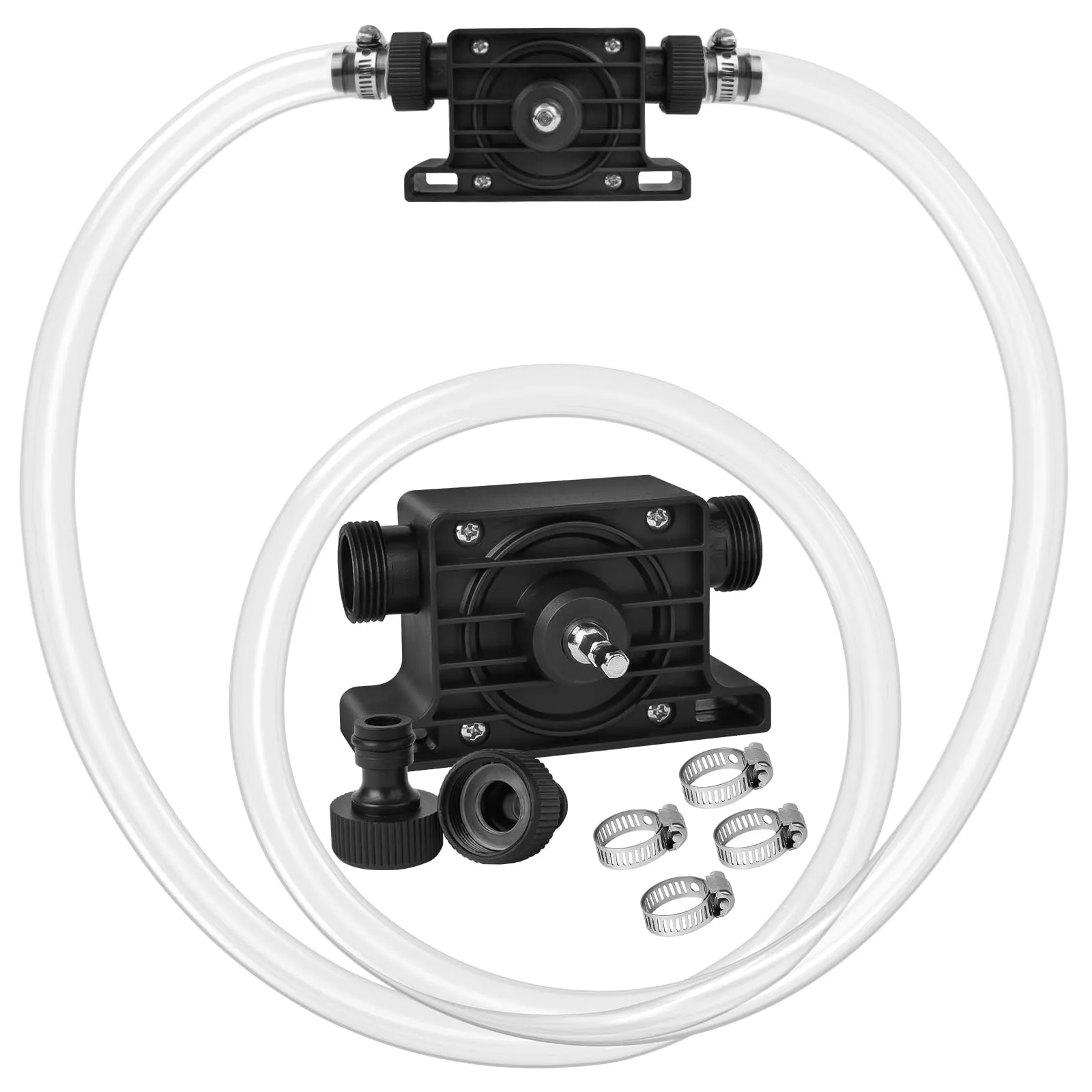 Flintronic Pompa per Trapano Autoadescante con Tubo da 2M