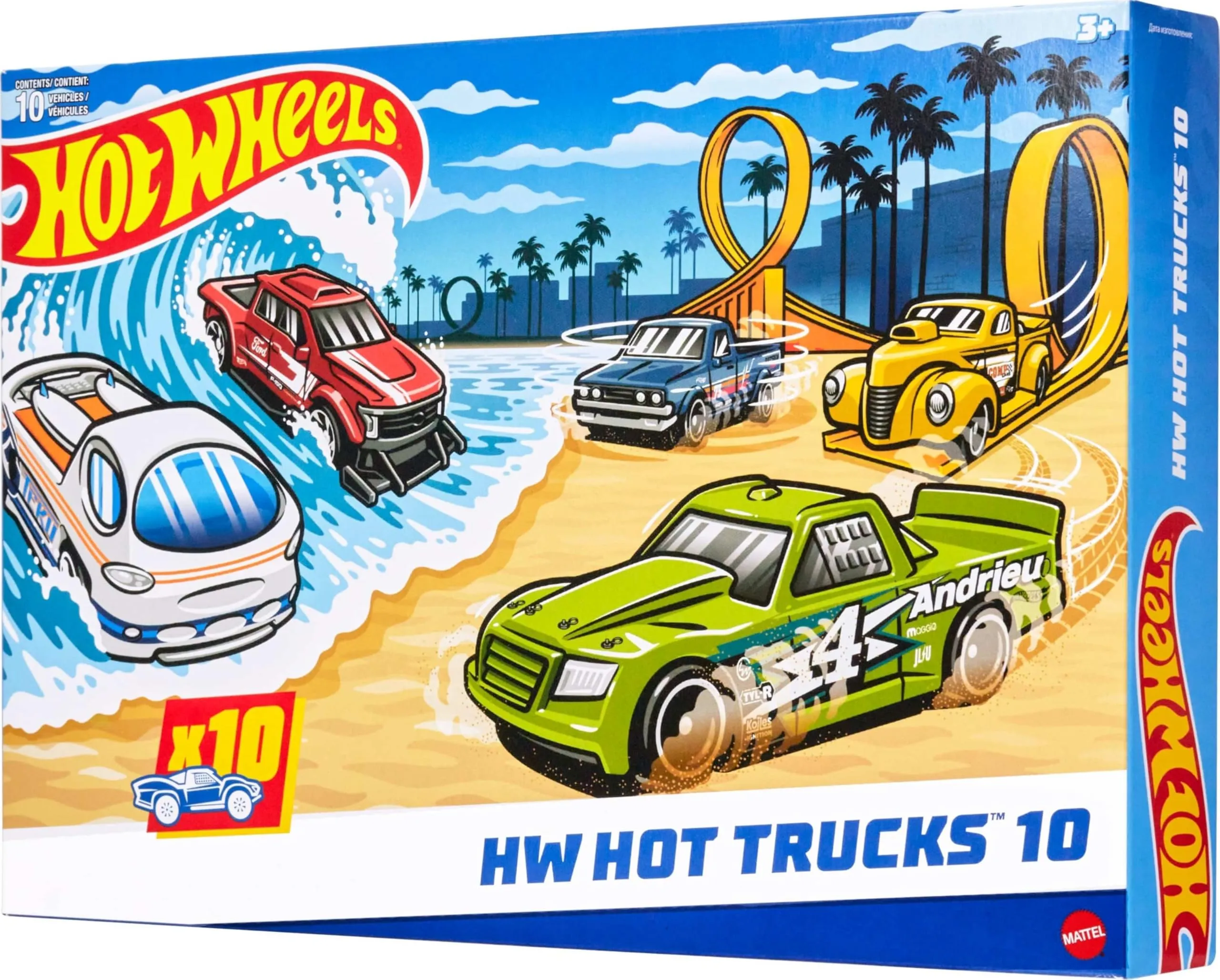 Hot Wheels - Set da 10 Truck Acrobatici
