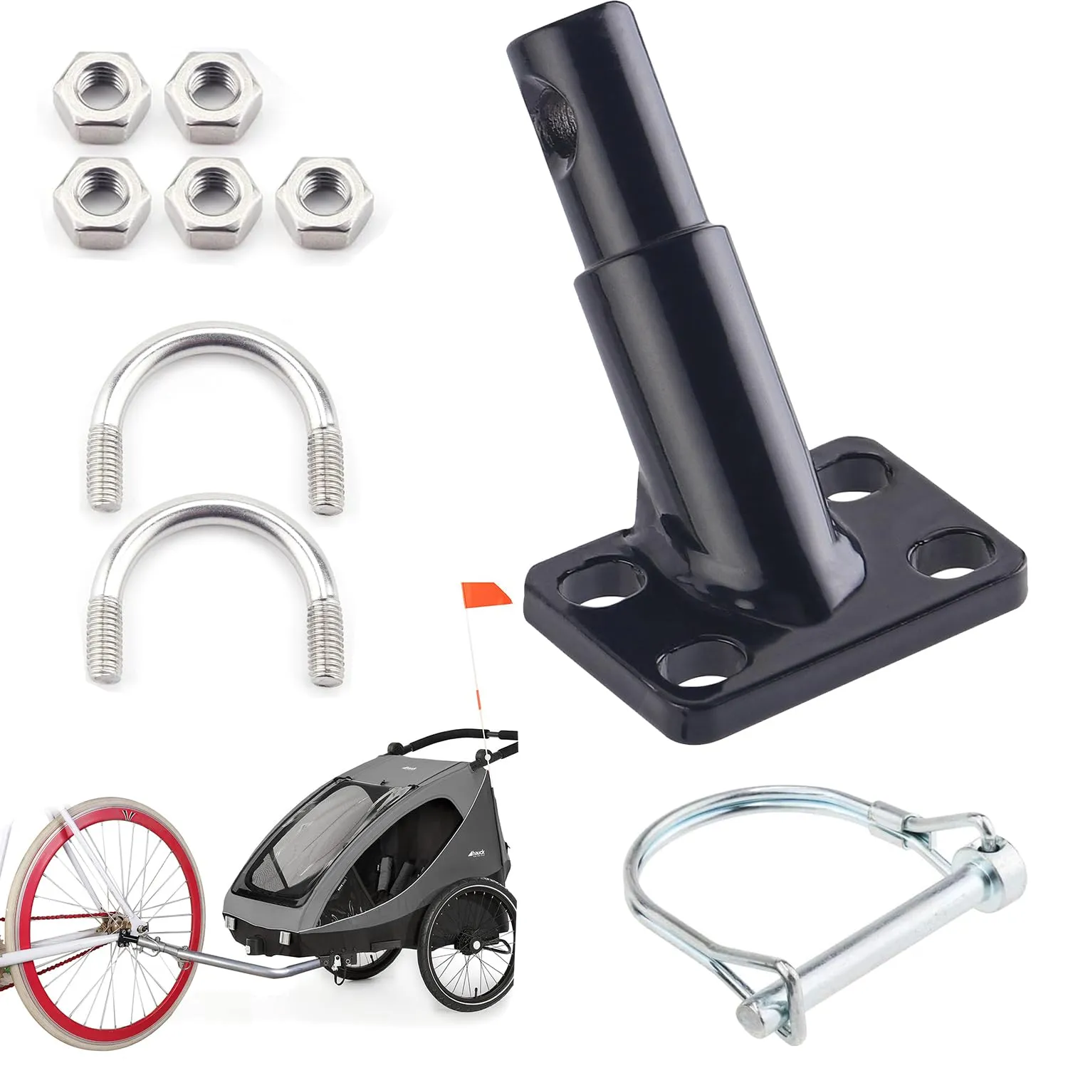 Kit Attacco Universale per Rimorchio Bicicletta