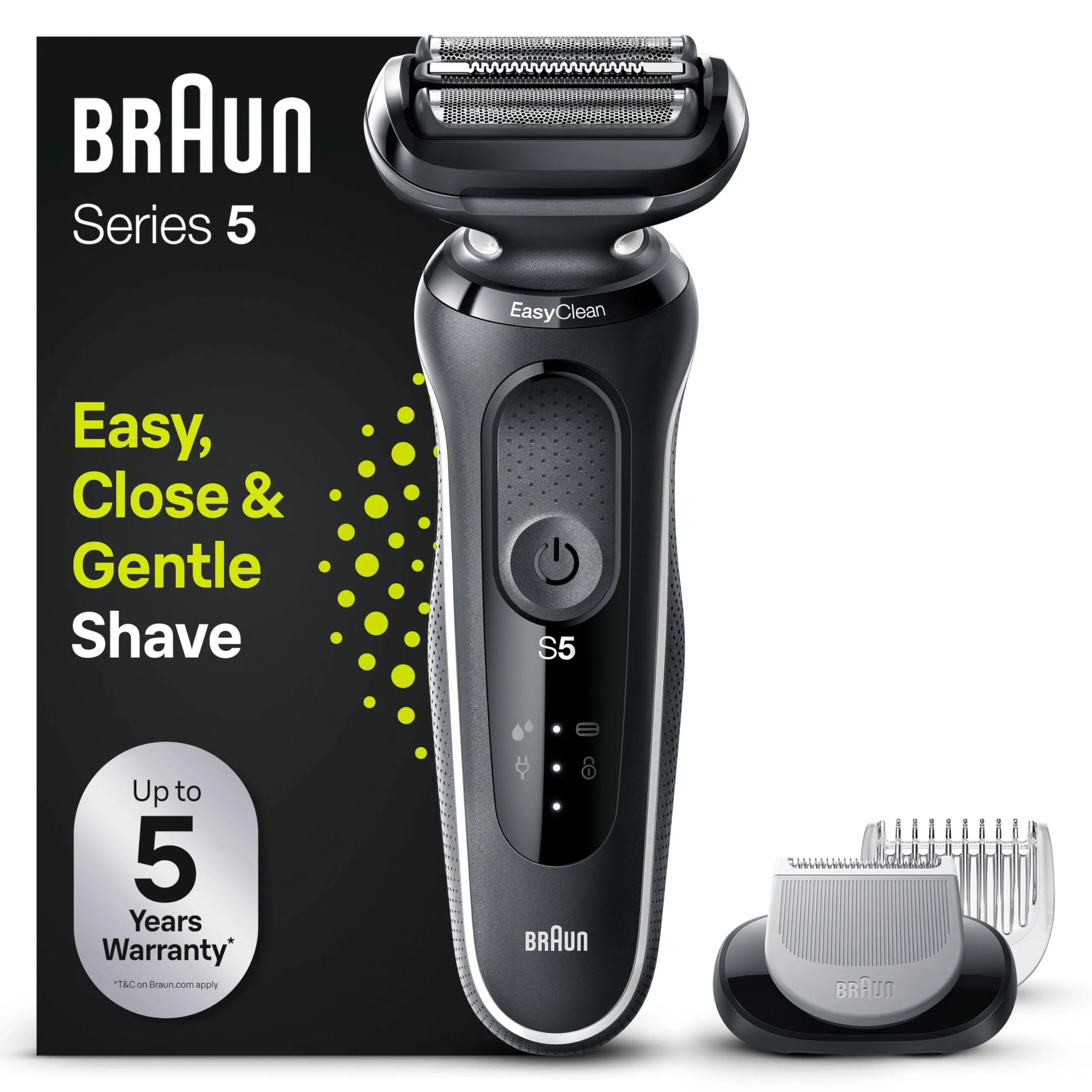 Braun Series 5 51-W1600s Rasoio Elettrico Uomo Wet&Dry con Bodygroomer