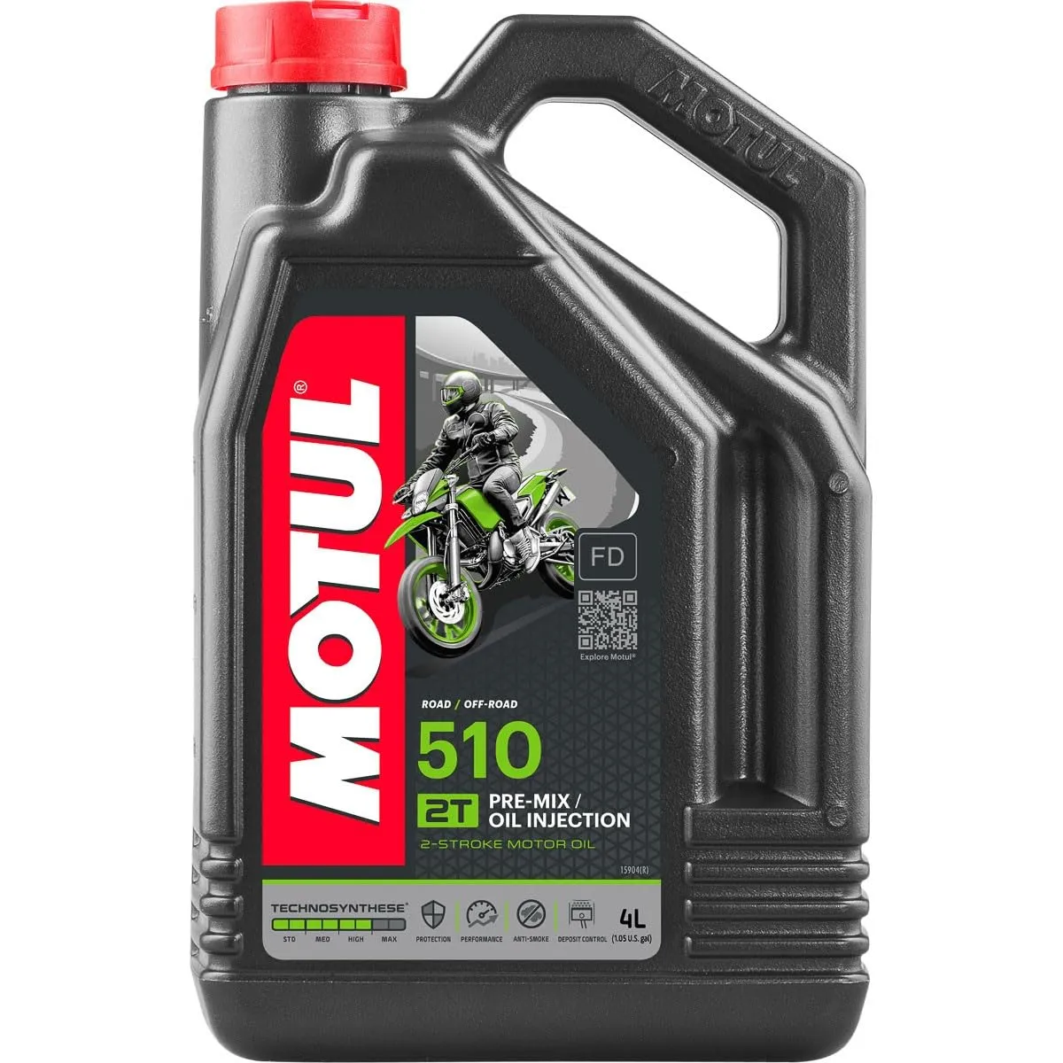 Motul 510 2T - Olio motore 2 tempi - 4 Litri