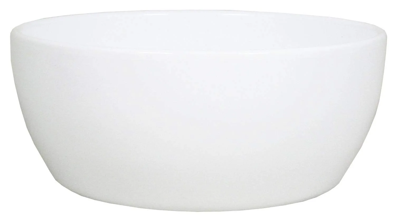 INNA-Glas Ciotola per Piante Bianca, 9,5cm, Ø24,5cm - Vaso in Ceramica