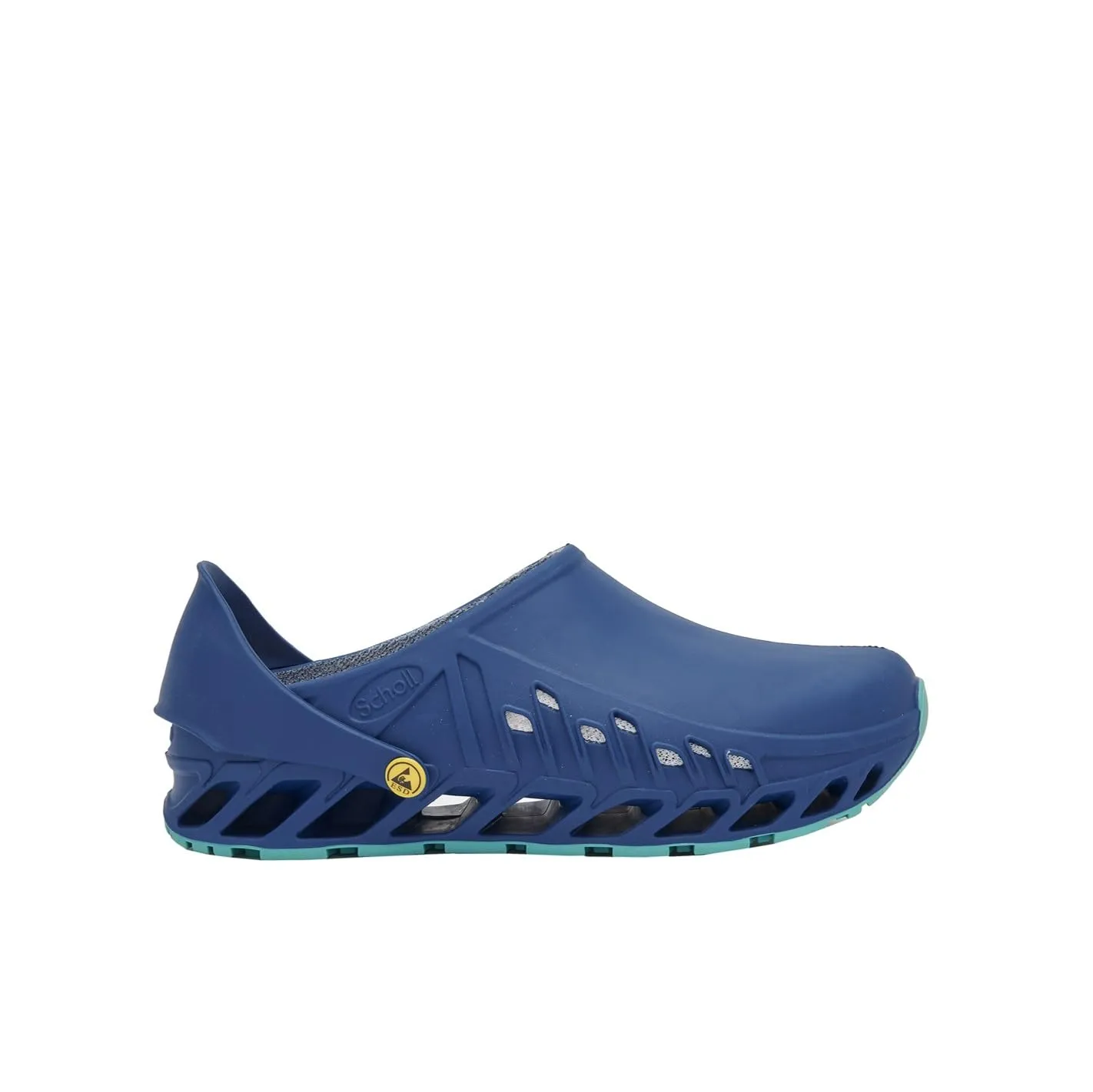 Scholl Evoflex Scarpe da Lavoro Unisex - Adulto, Blu Navy, Taglia 45 EU