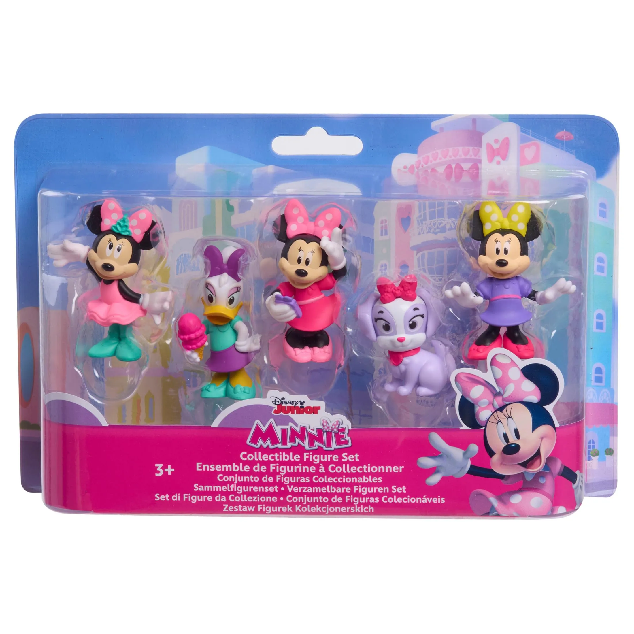 Just Play Set di personaggi da collezione di Minnie Mouse di Disney Junior, 5 pezzi