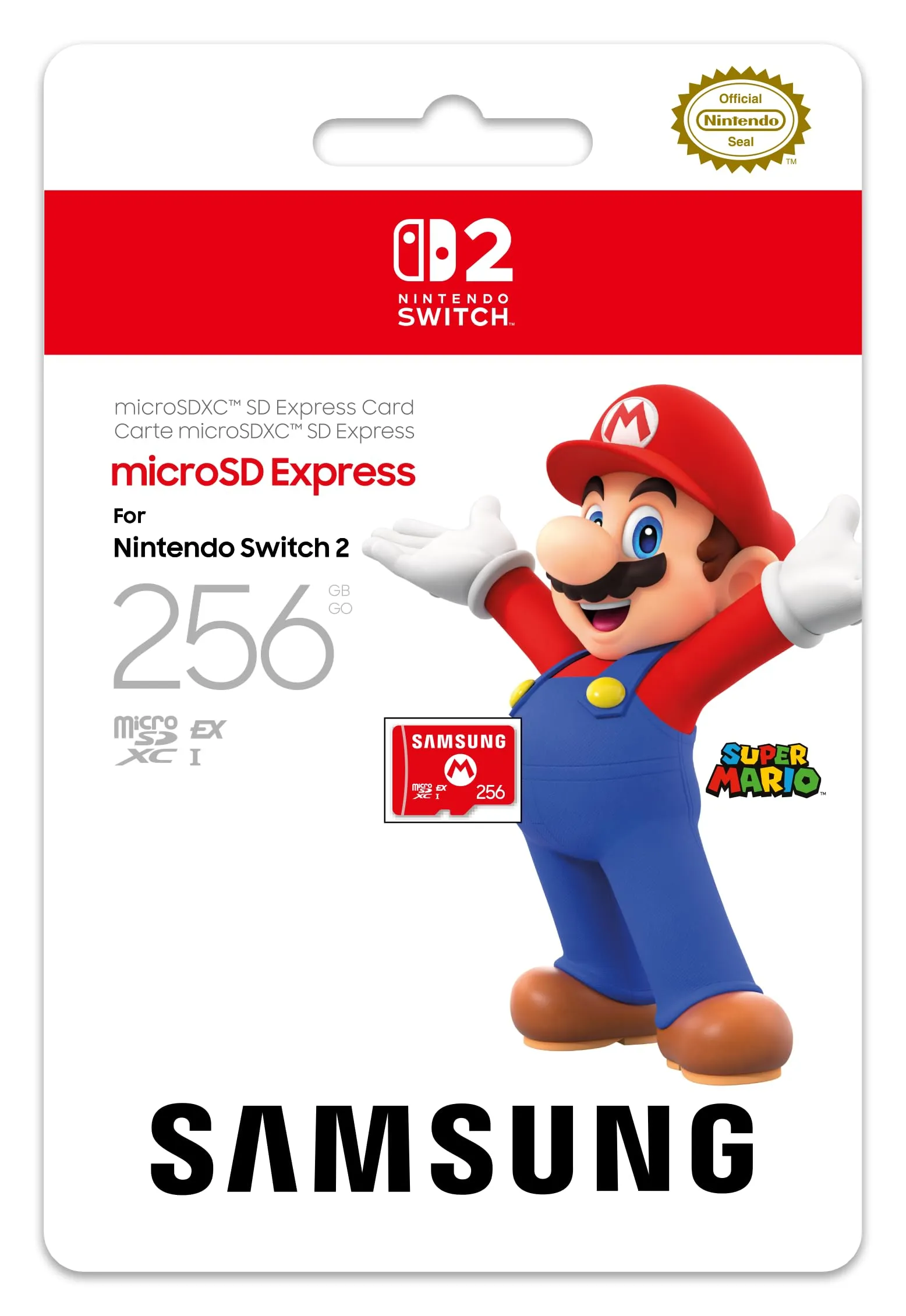 Samsung MicroSD Express 256GB per Nintendo Switch 2