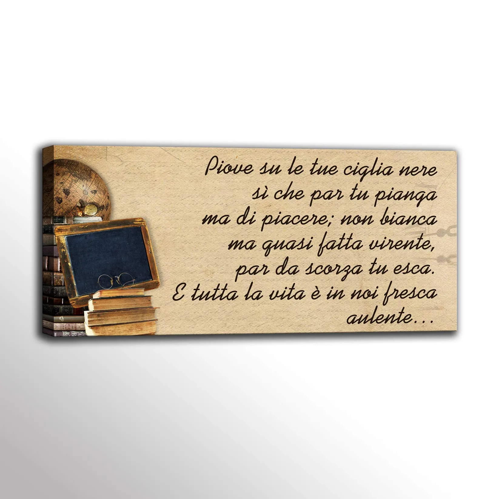 Quadro Personalizzato con Frase: L'Arte di Esprimerti