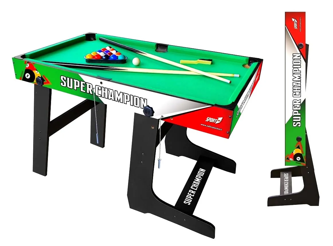 Tavolo da Biliardo Verticale Salvaspazio Sport One Super Champion Italy - Edizione Speciale