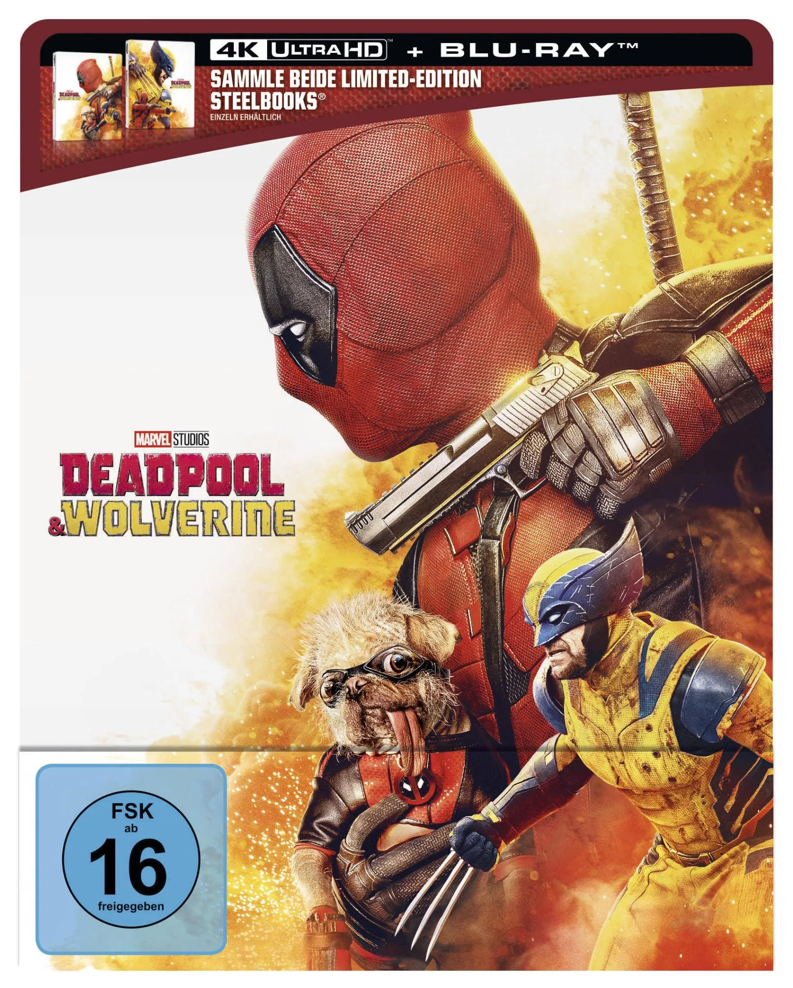 Deadpool & Wolverine – Limited Edition Steelbook DEADPOOL (4K Ultra HD & Blu-ray)