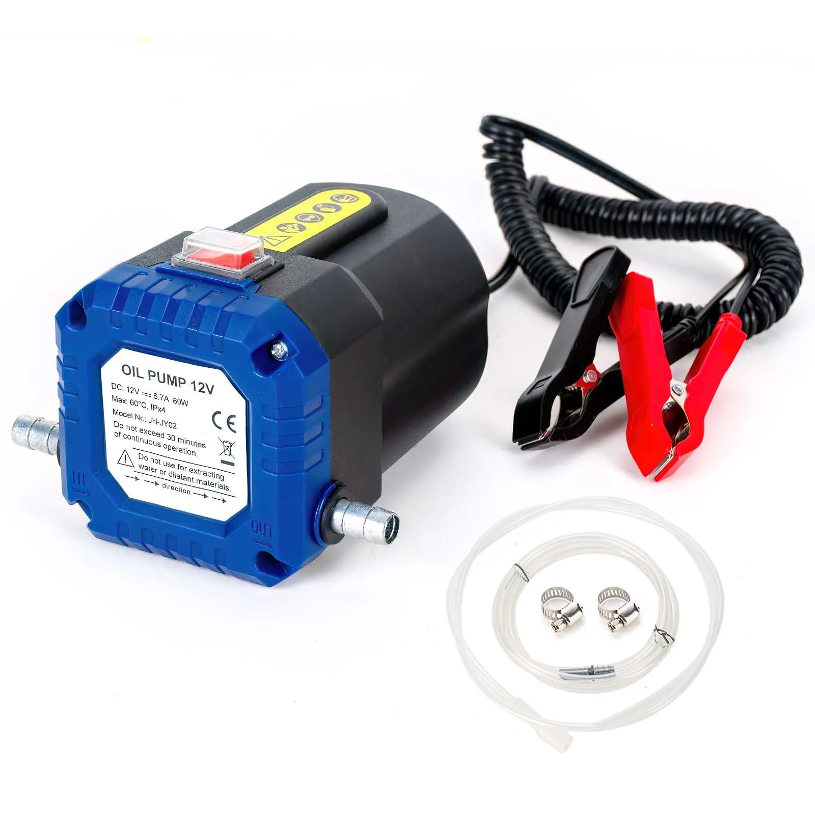 LEMOTO Estrattore di Pompa per Cambio Olio 12V 80W