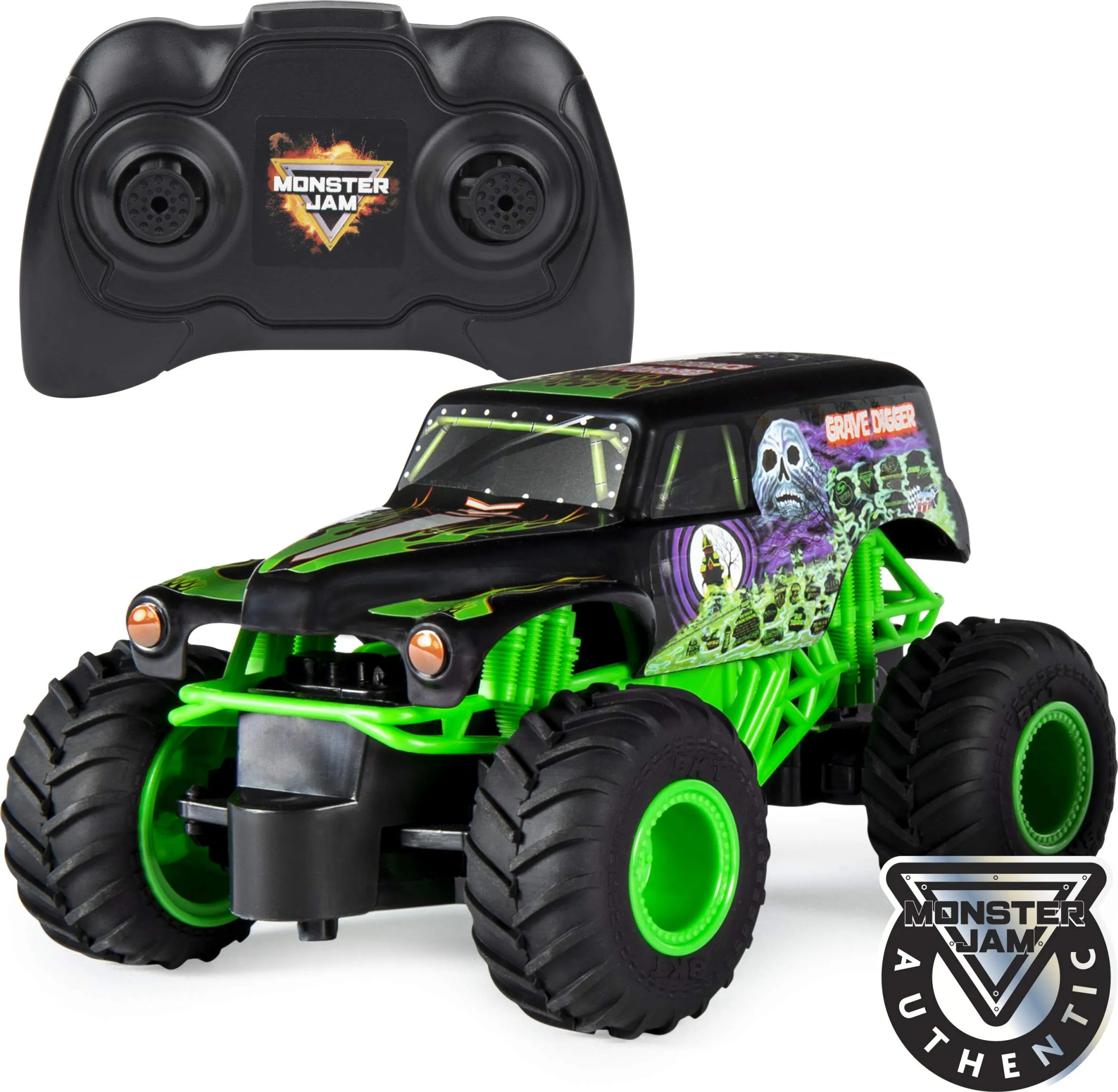Monster Jam Grave Digger Radiocomandato Scala 1:24