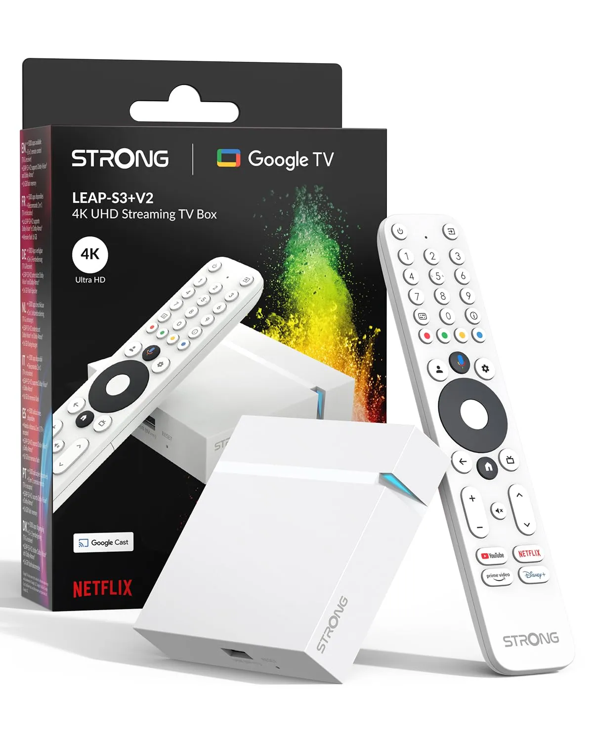 STRONG Leap-S3+ V2 Streaming Box Android TV 4K UHD